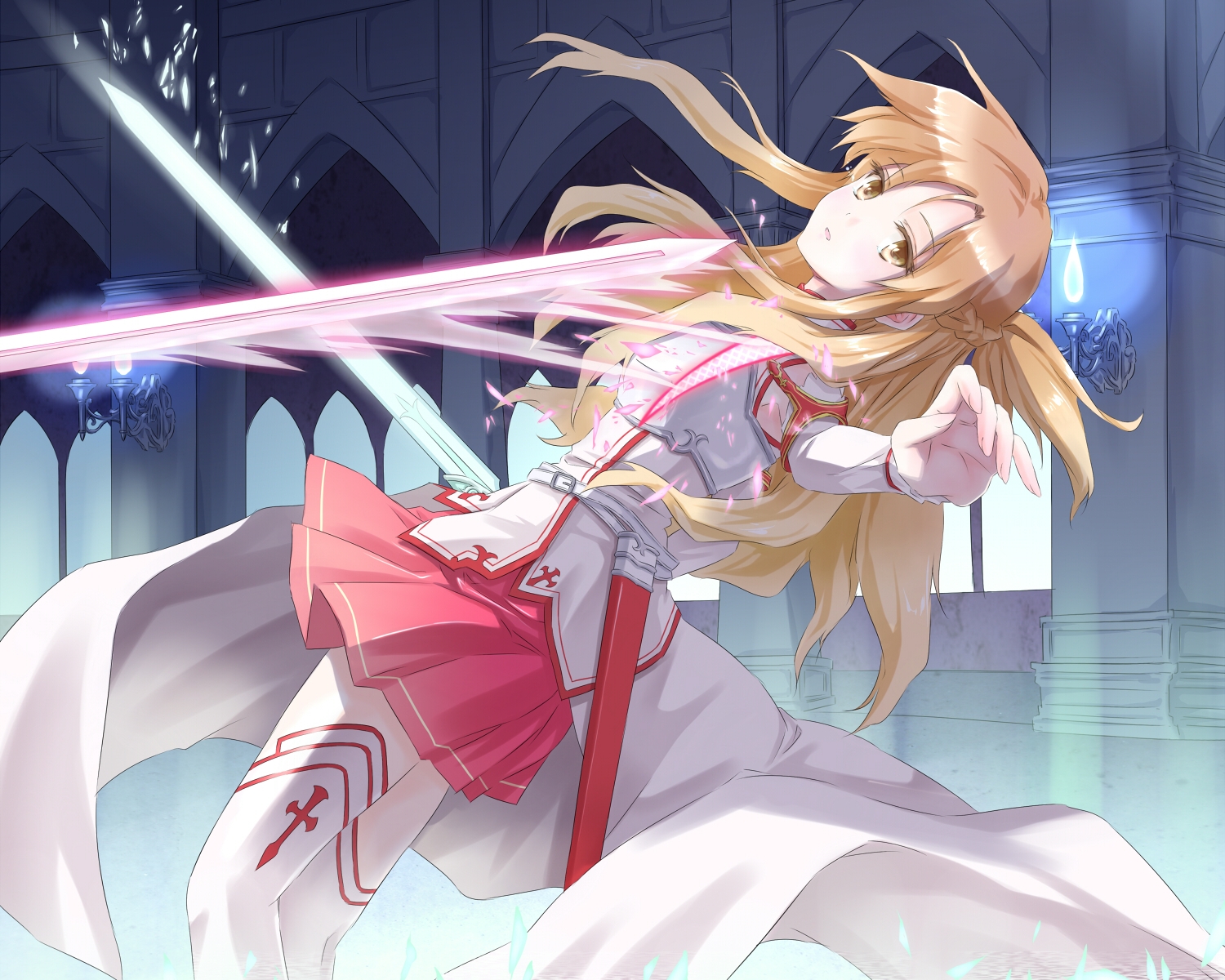 Asuna Yuuki from Sword Art Online HD Wallpaper
