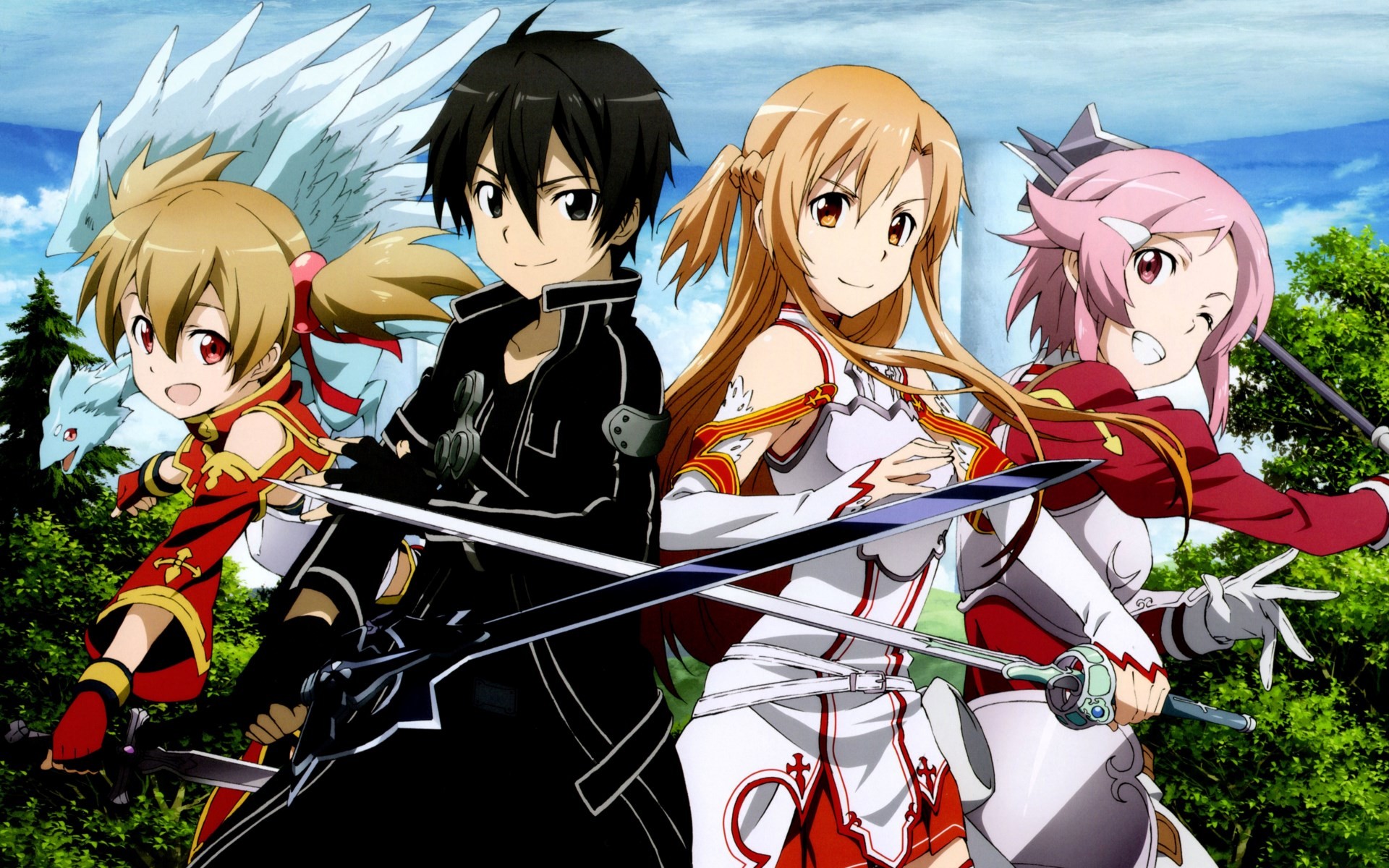 Characters from Sword Art Online HD Wallpaper
