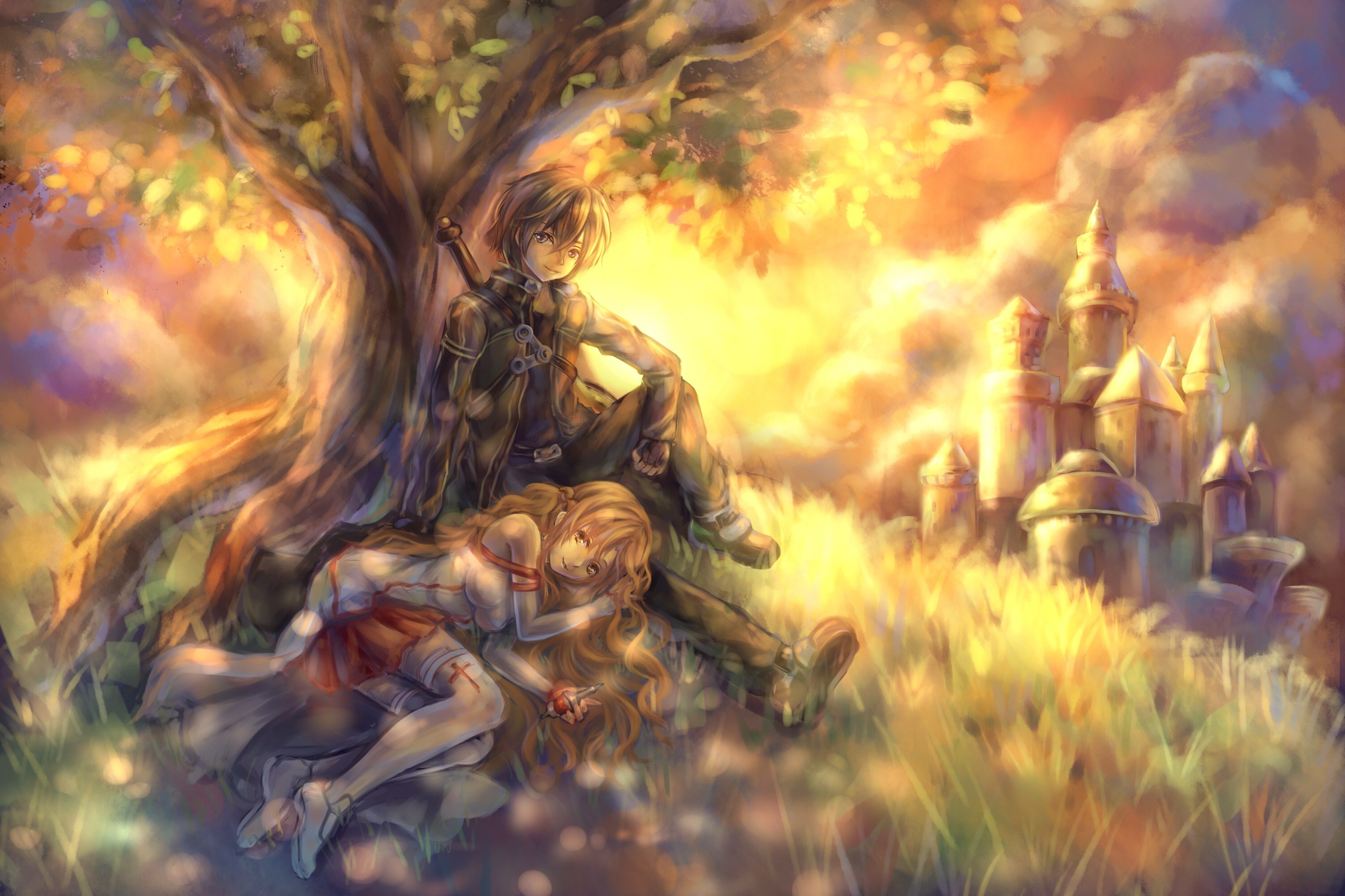 Asuna Yuuki from Sword Art Online HD Wallpaper