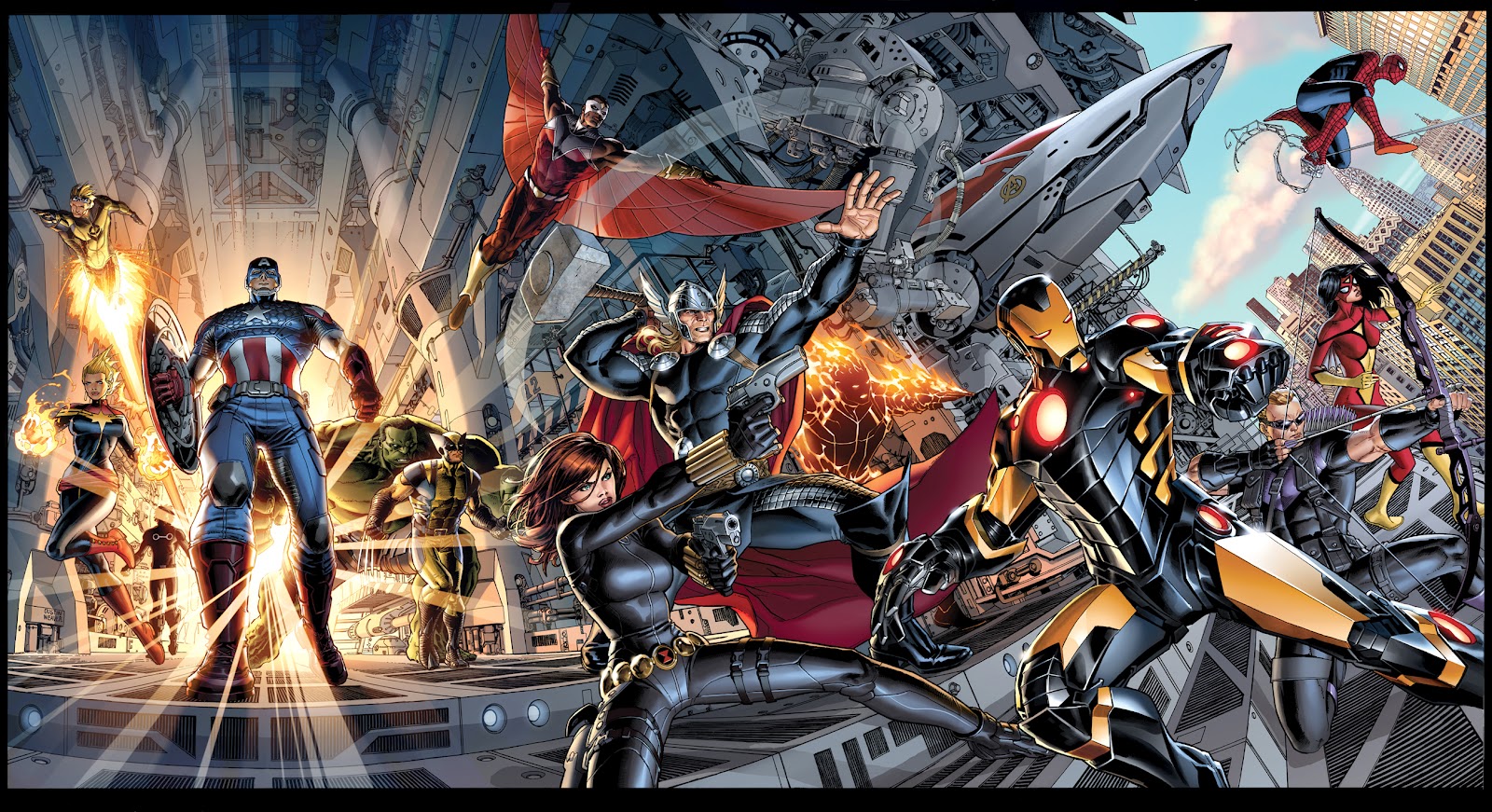 Avengers from Marvel Comics HD Wallpaper