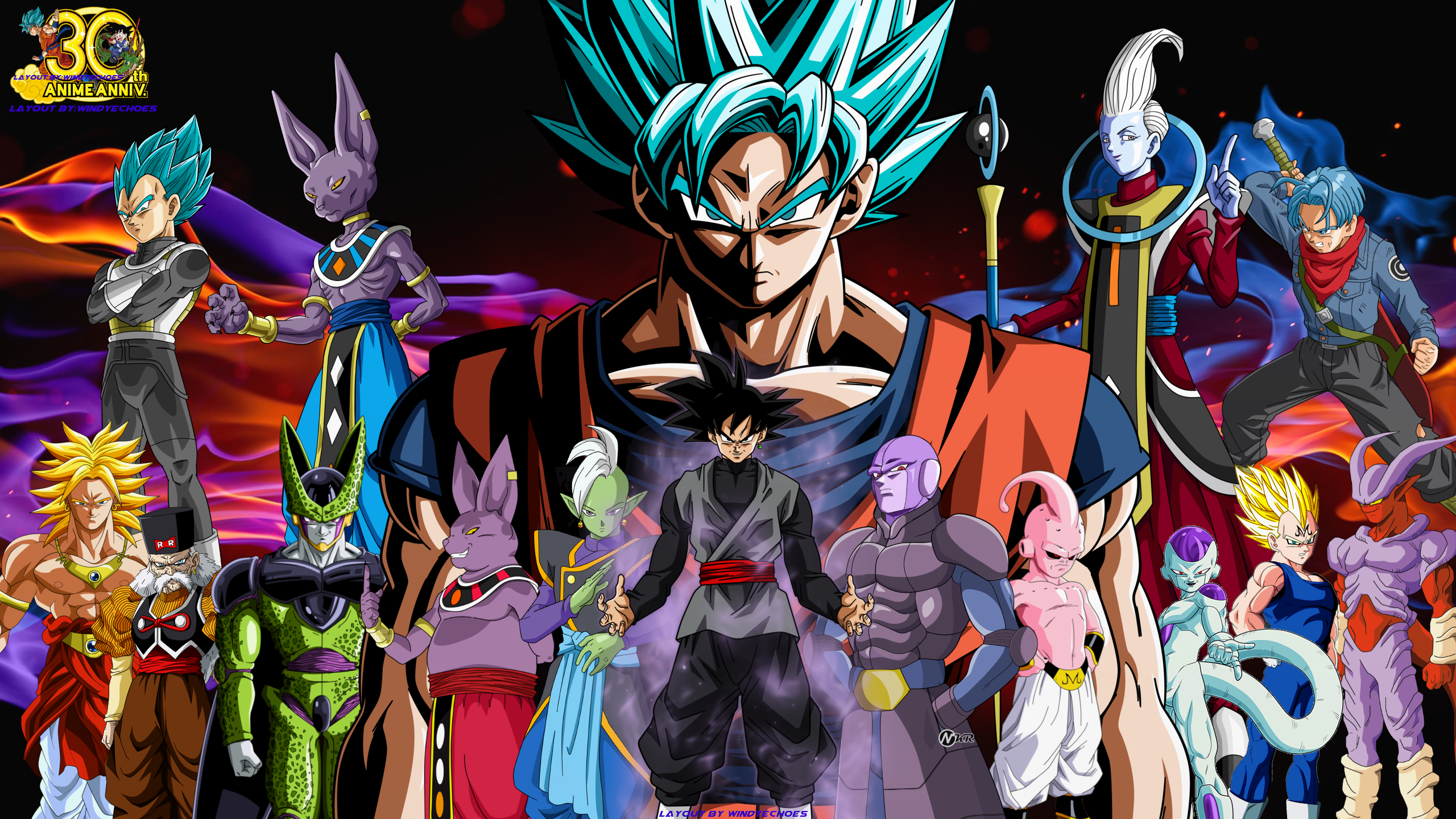 Dragon Ball characters group HD Wallpaper