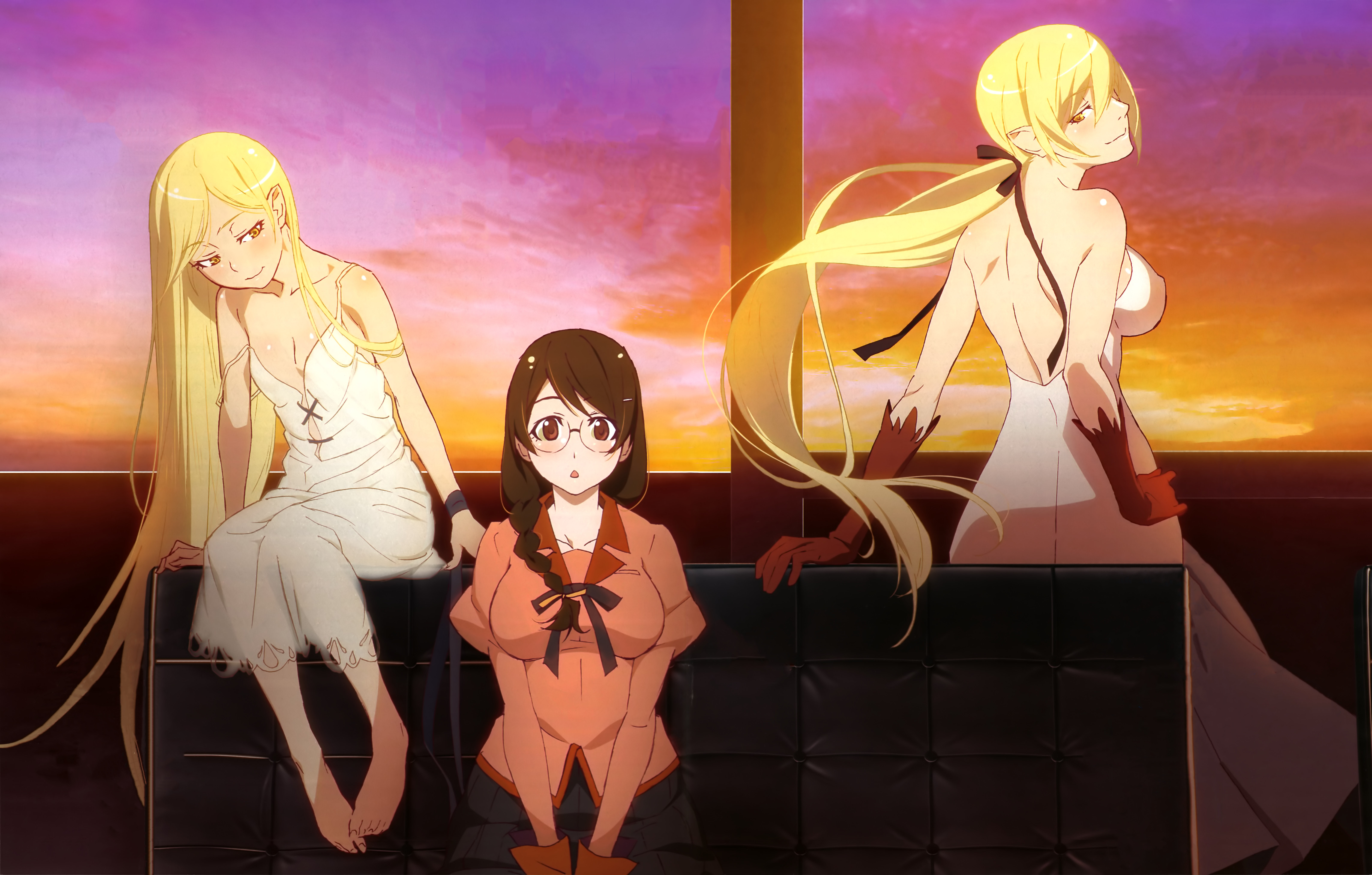 Shinobu Oshino from Monogatari Series HD Wallpaper