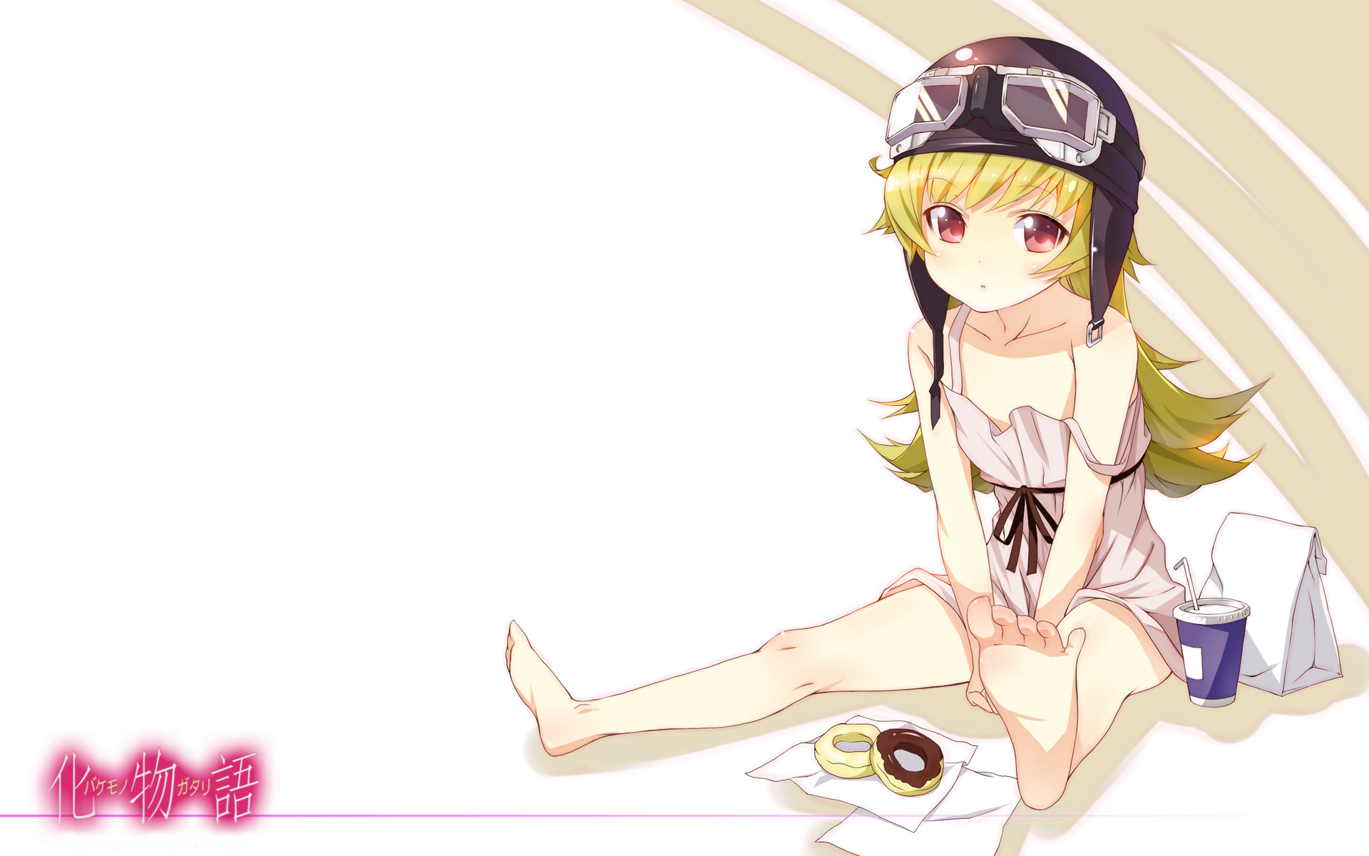 Shinobu Oshino from Bakemonogatari HD Wallpaper