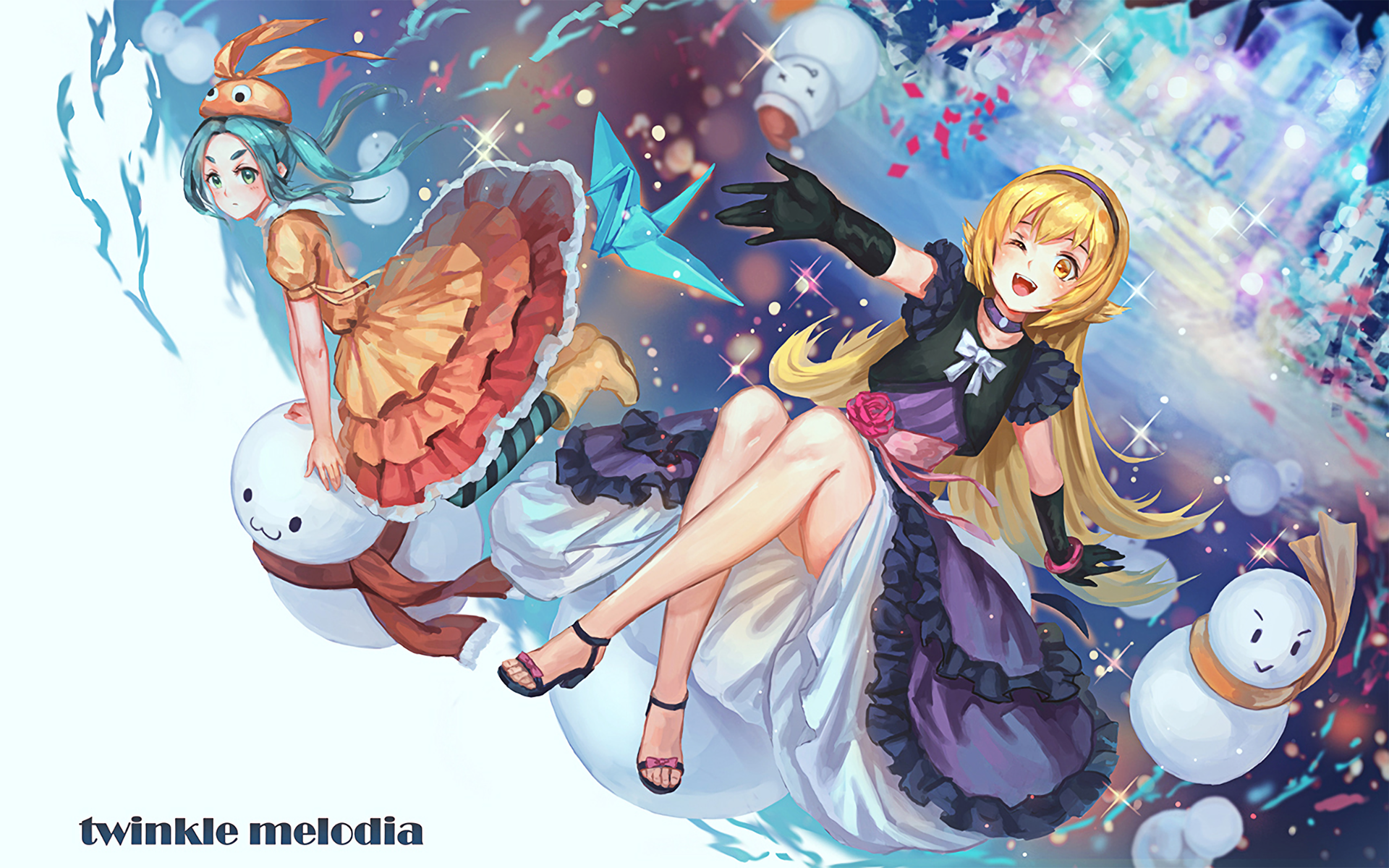 Shinobu Oshino from Monogatari Series HD Wallpaper