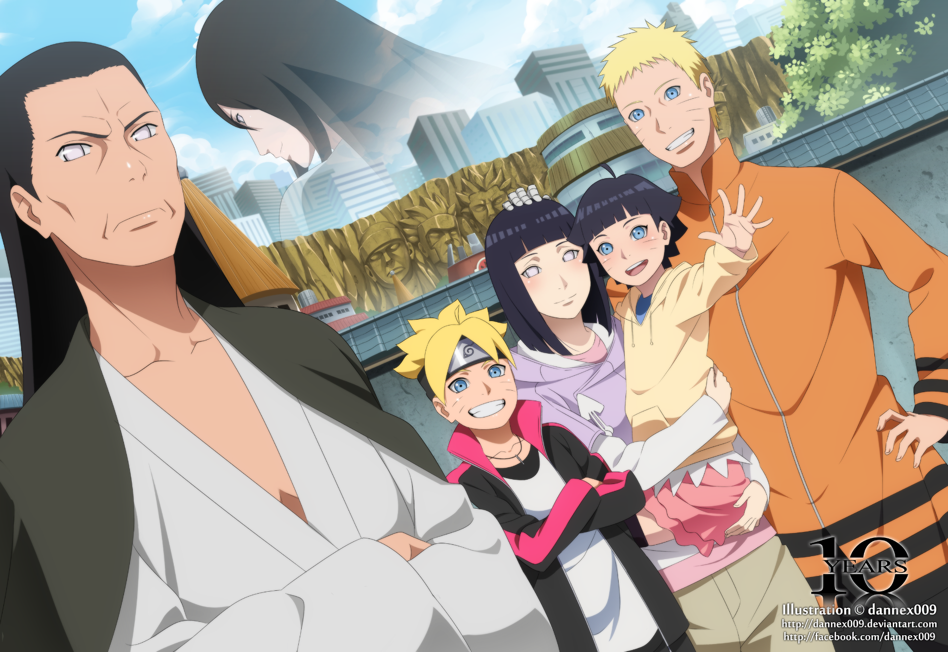 Family from Naruto and Boruto HD Wallpaper