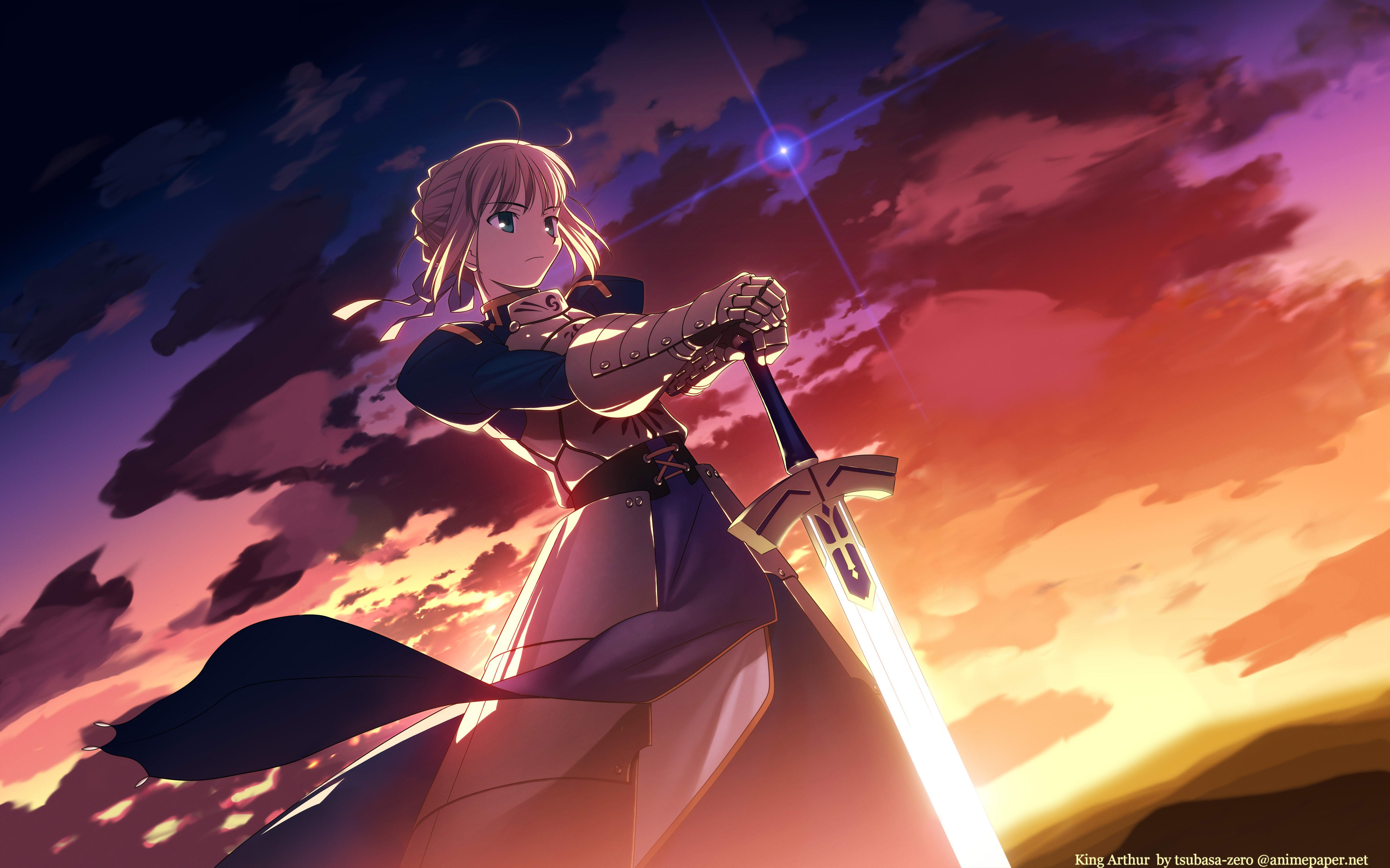 Saber from Fate Series HD Wallpaper