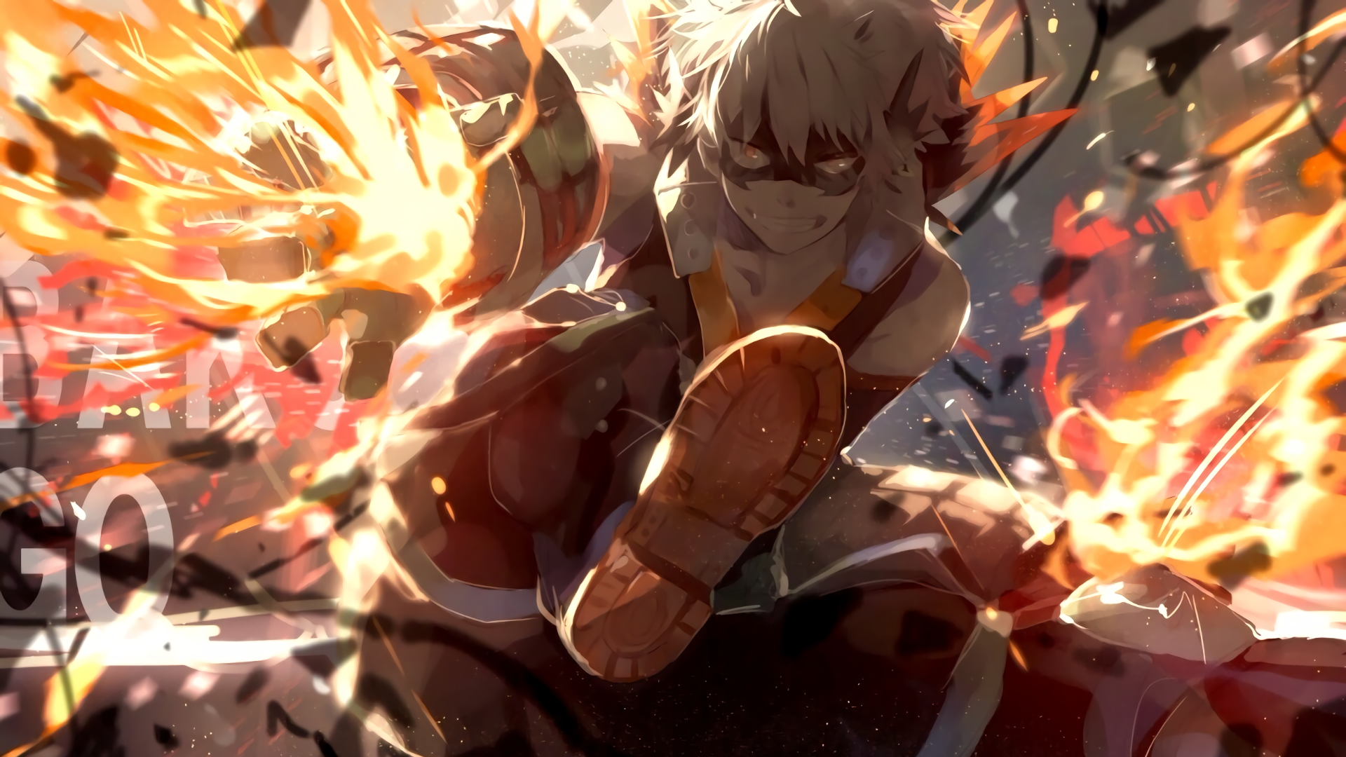 Katsuki Bakugou from My Hero Academia HD Wallpaper