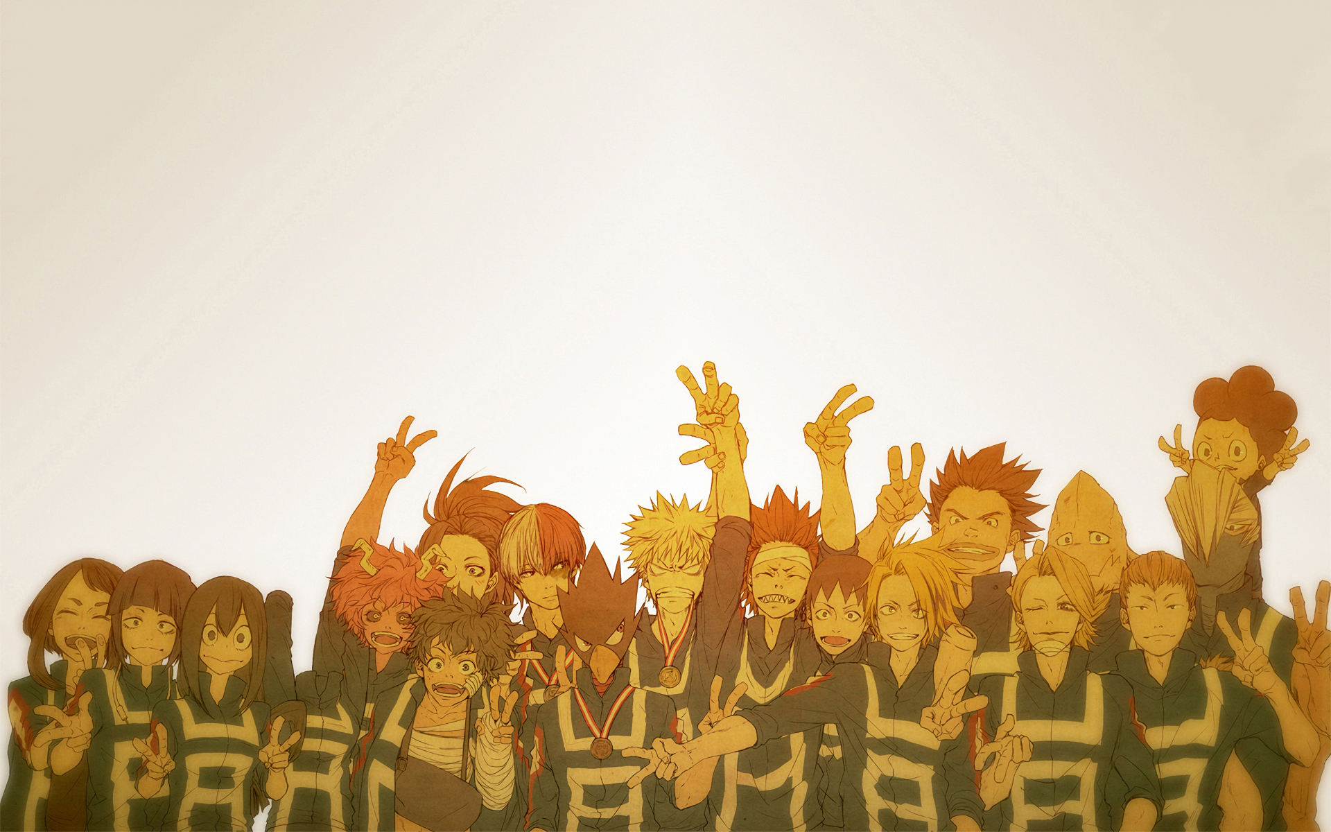 Katsuki Bakugou My Hero Academia Group Photo HD Wallpaper