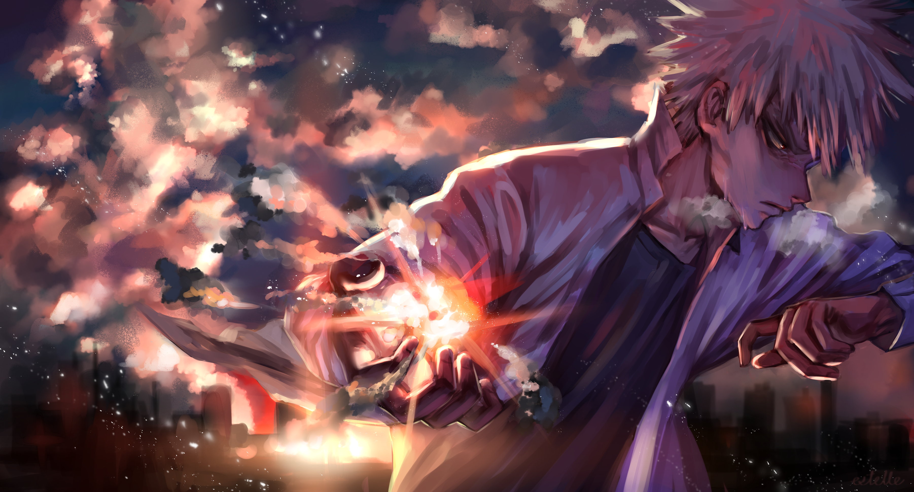 Katsuki Bakugou from My Hero Academia HD Wallpaper