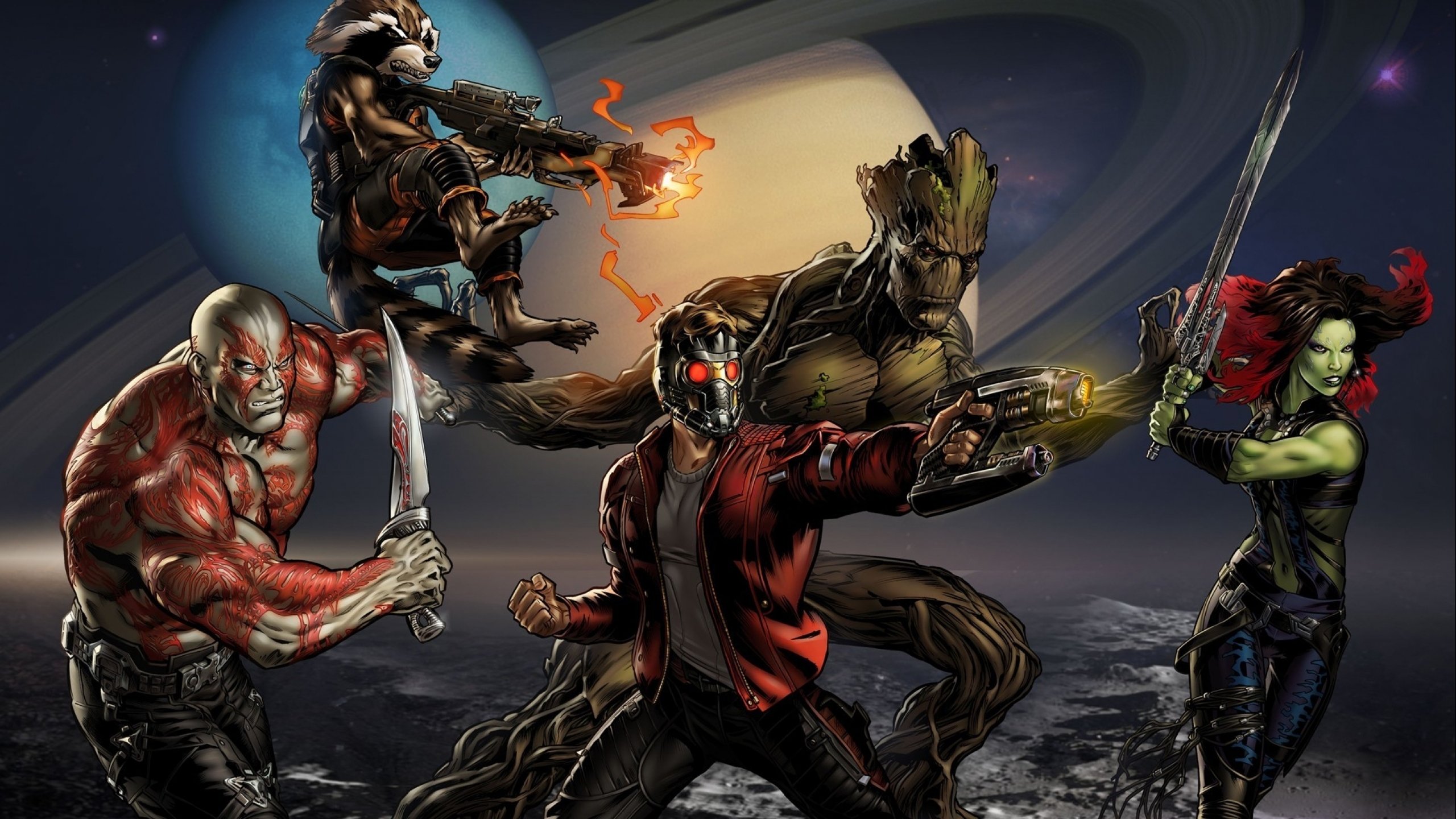 Guardians of the Galaxy from Marvel HD Wallpaper