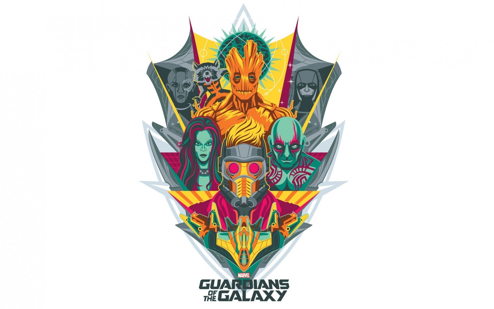 Guardians of the Galaxy characters poster HD Wallpaper