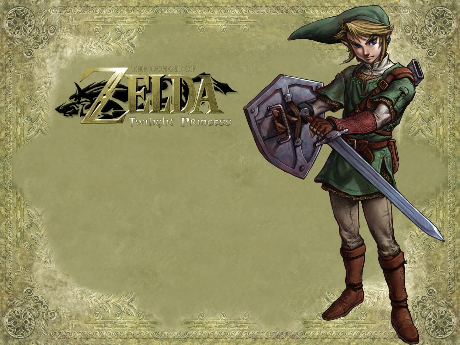 Link from The Legend of Zelda: Twilight Princess HD Wallpaper