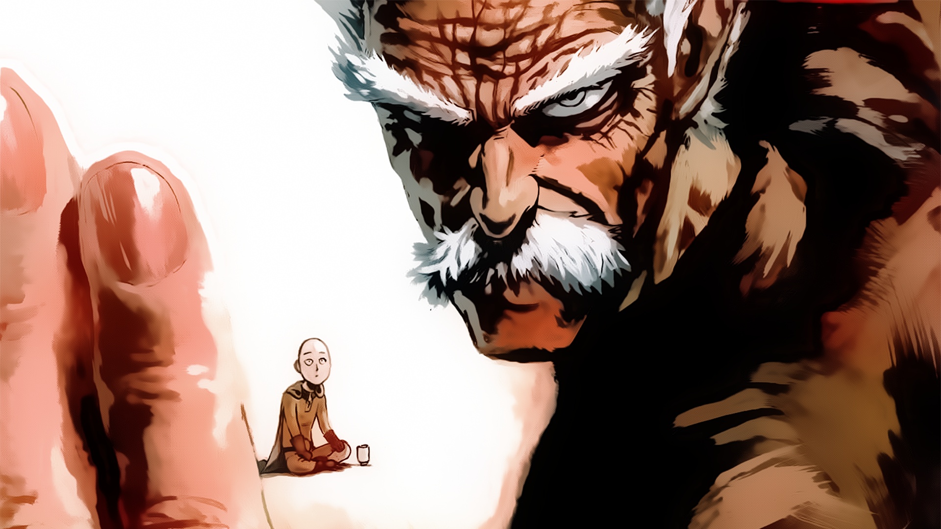 Saitama and Bang from One-Punch Man HD Wallpaper