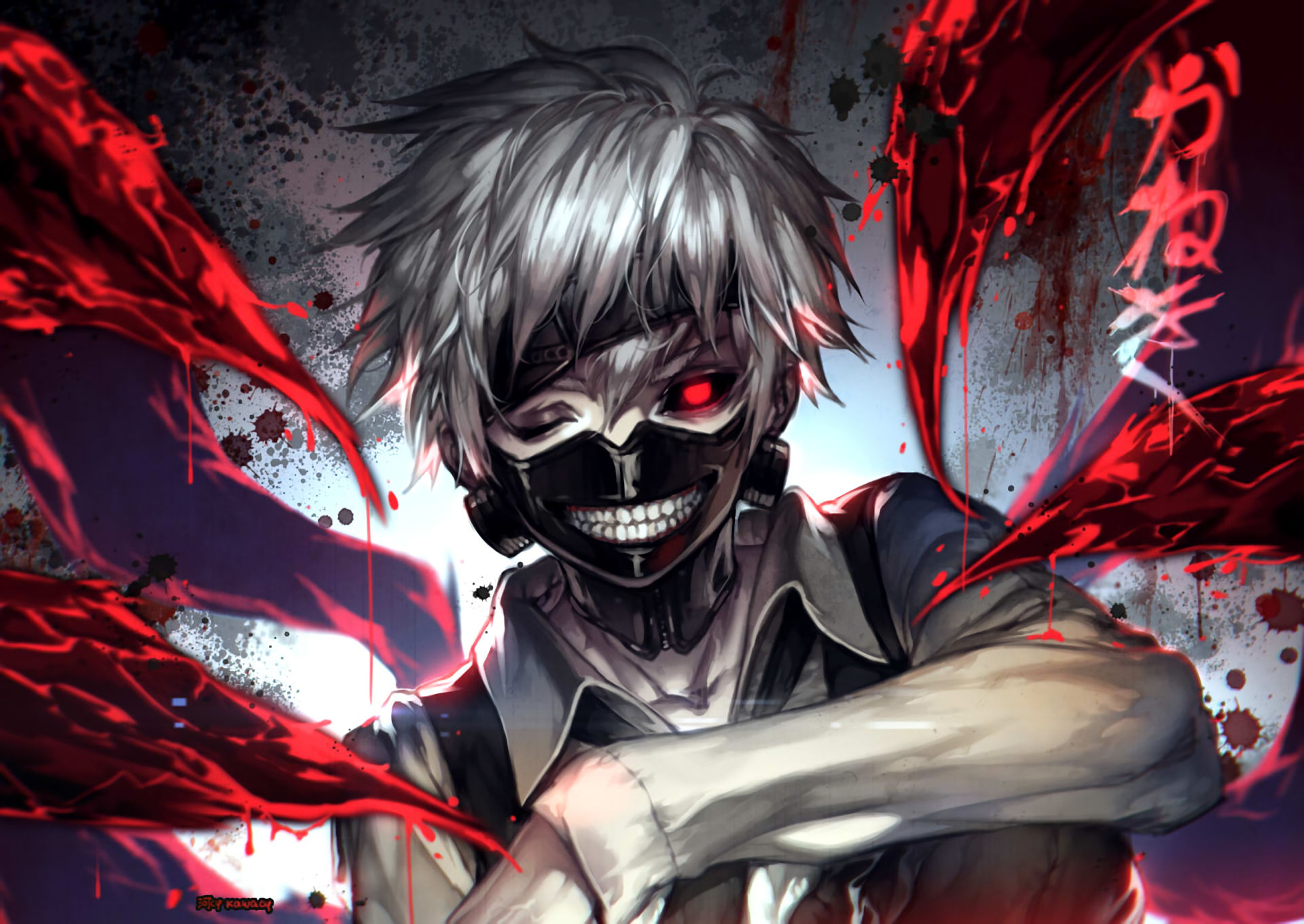 Ken Kaneki from Tokyo Ghoul HD Wallpaper