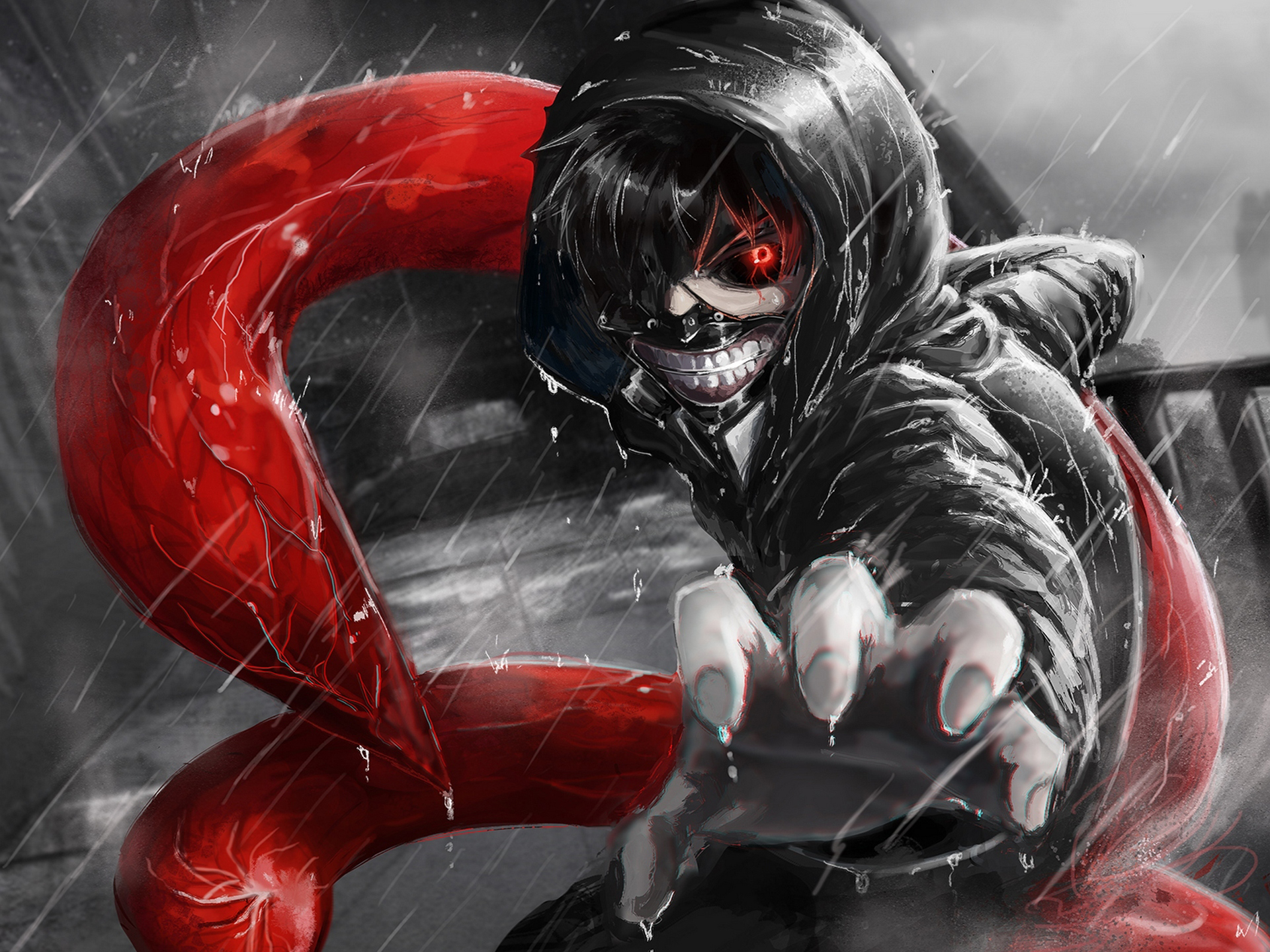 Ken Kaneki from Tokyo Ghoul HD Wallpaper