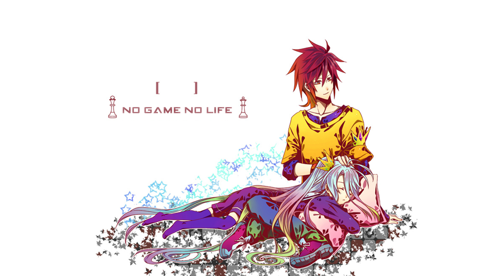 Sora and Shiro from No Game No Life HD Wallpaper