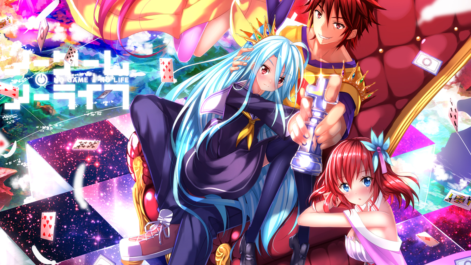 Shiro and Sora from No Game No Life HD Wallpaper