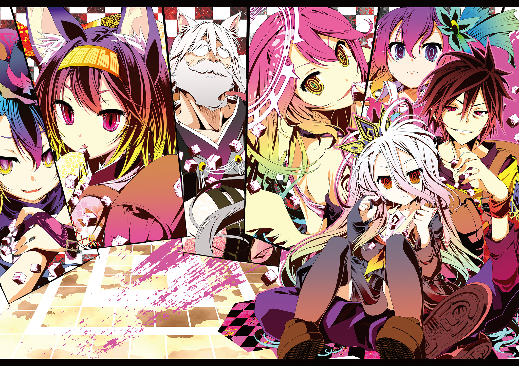 Characters from No Game No Life HD Wallpaper