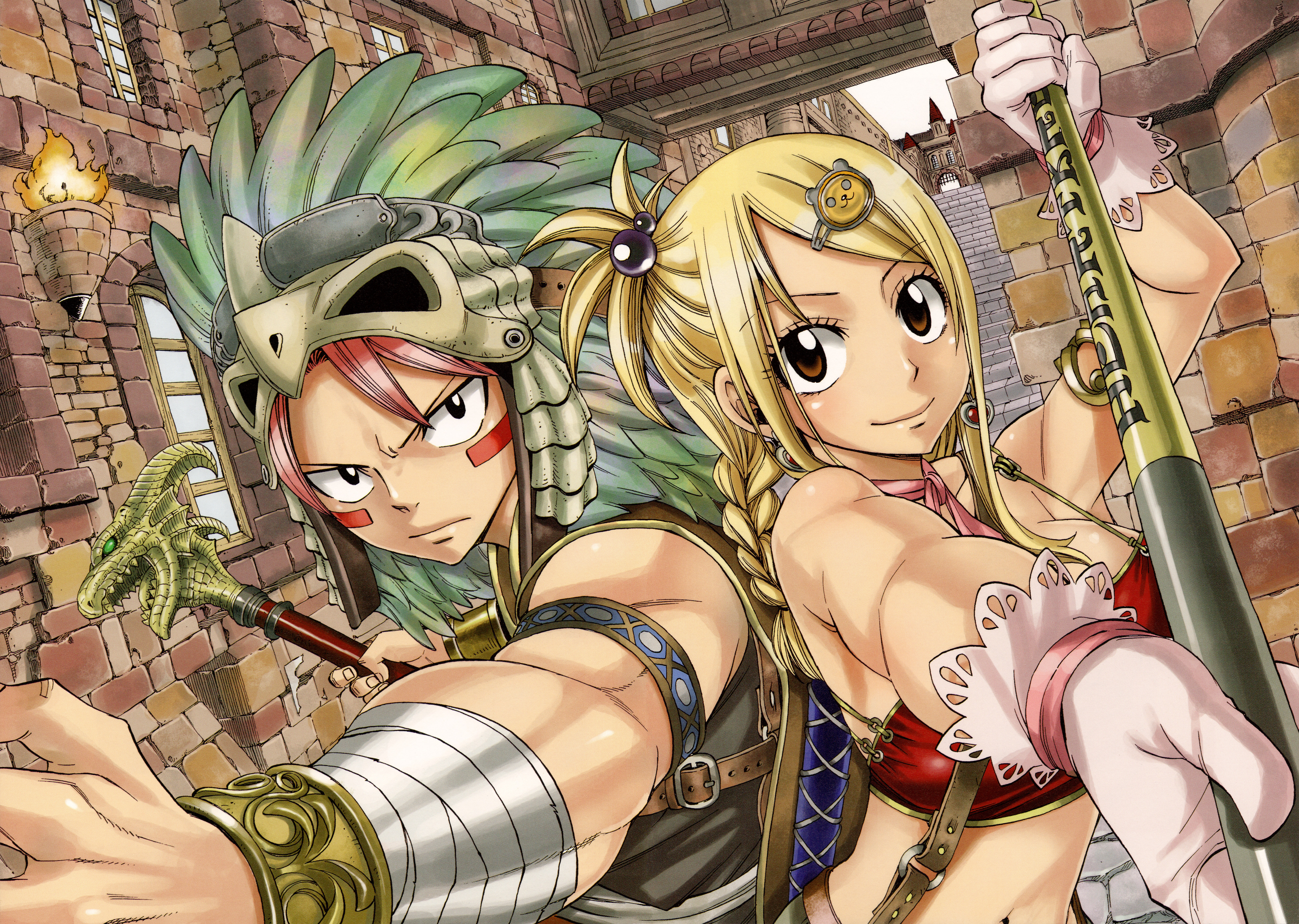 Natsu and Lucy from Fairy Tail HD Wallpaper
