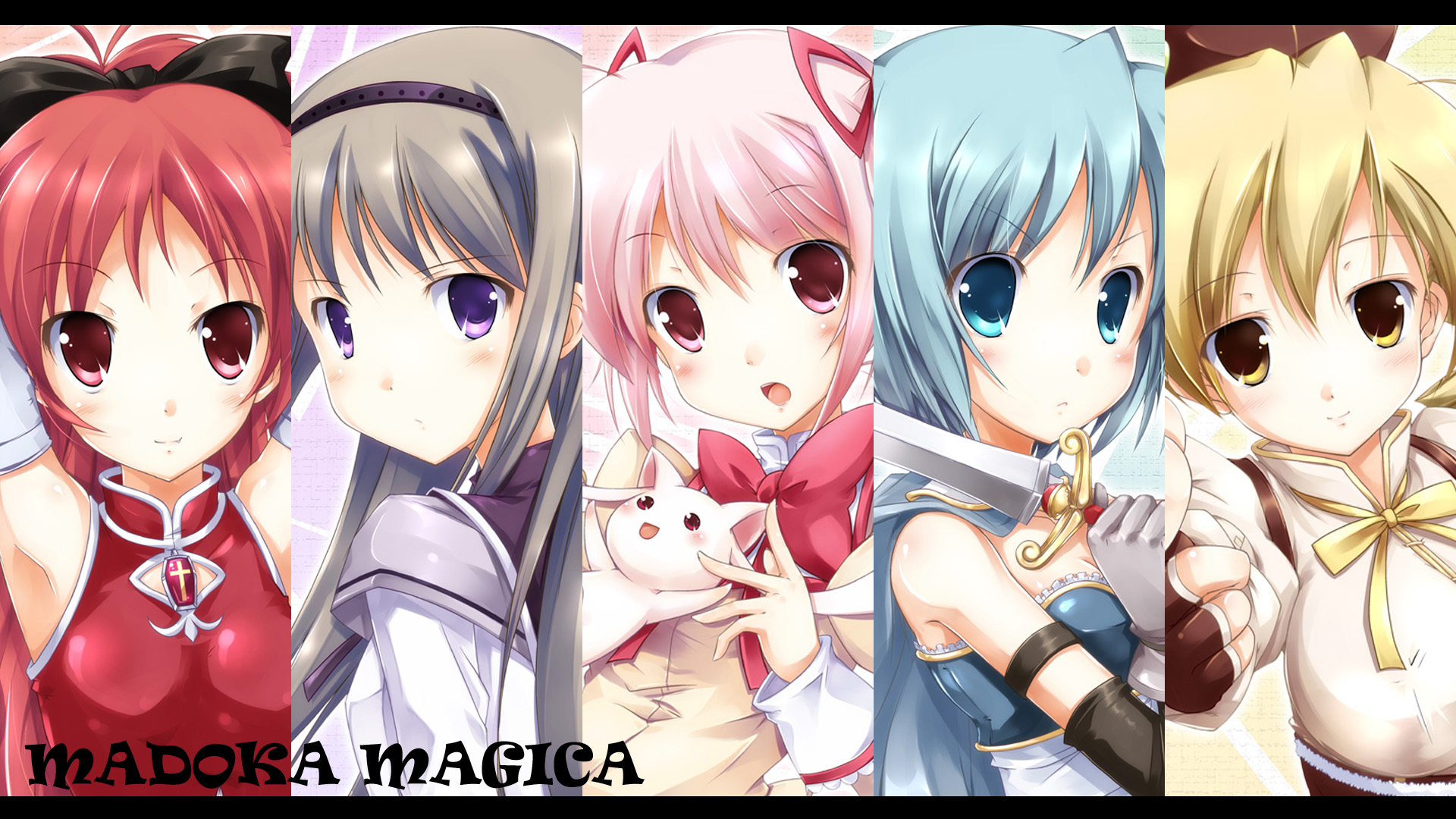 Madoka Magica Characters HD Wallpaper