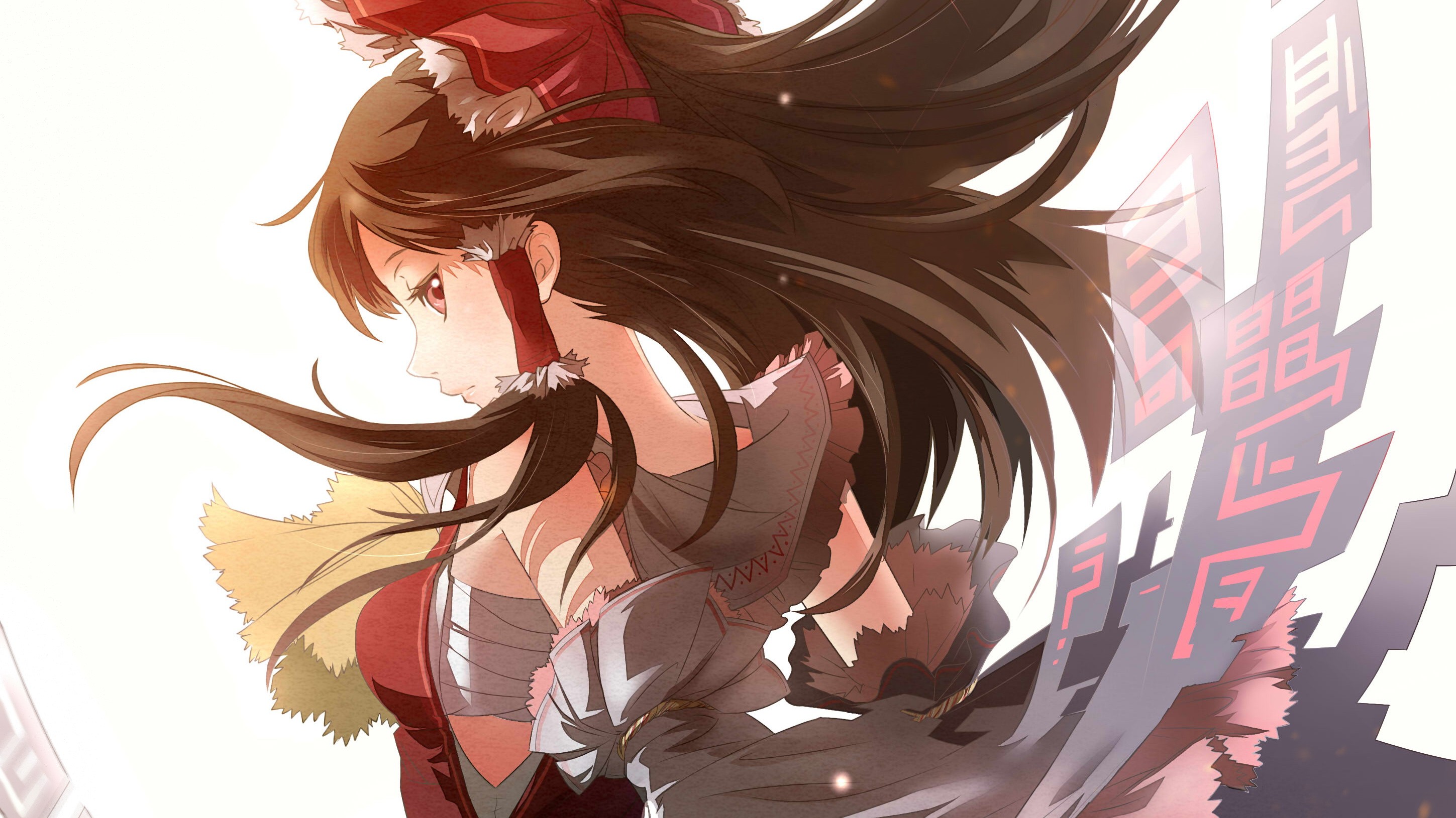 Reimu Hakurei from Touhou Project HD Wallpaper