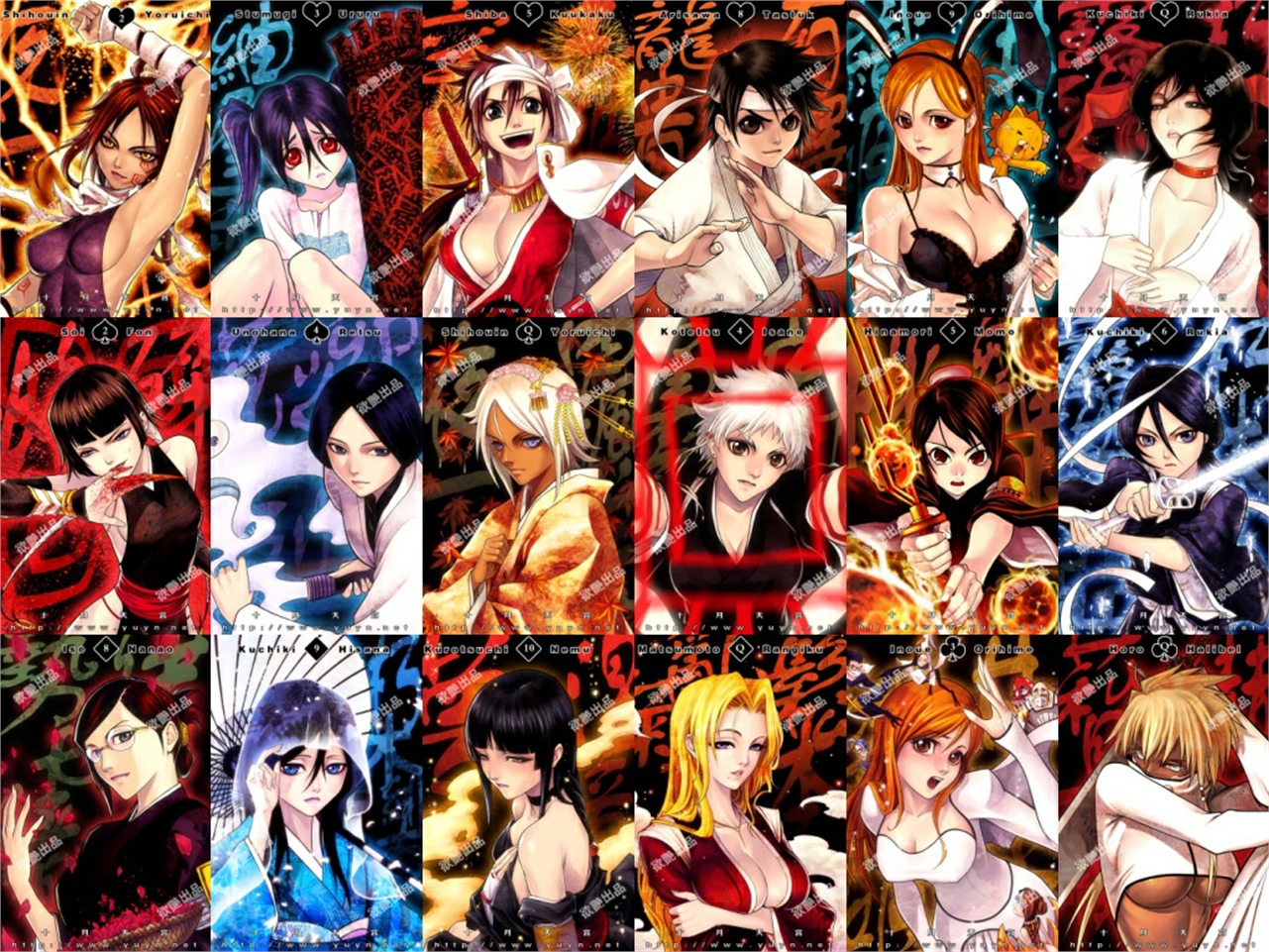 Bleach characters collage HD Wallpaper