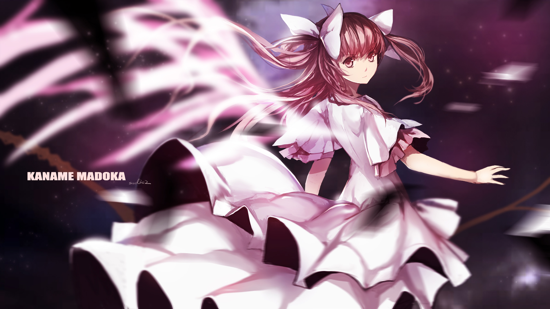 Madoka Kaname from Puella Magi Madoka Magica HD Wallpaper