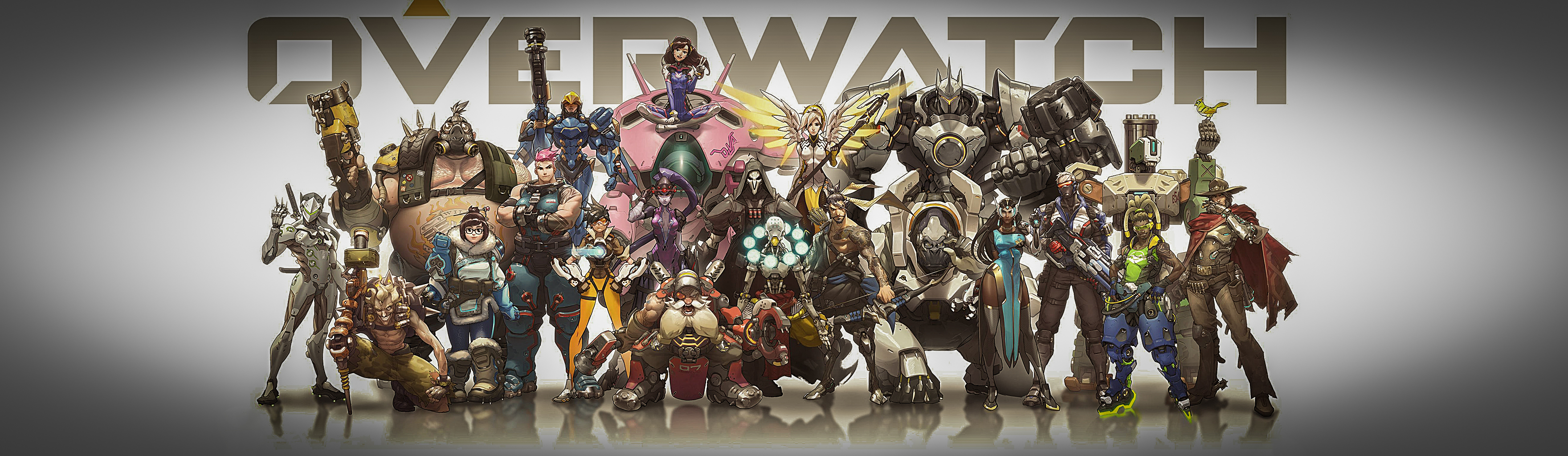 Overwatch characters lineup HD Wallpaper