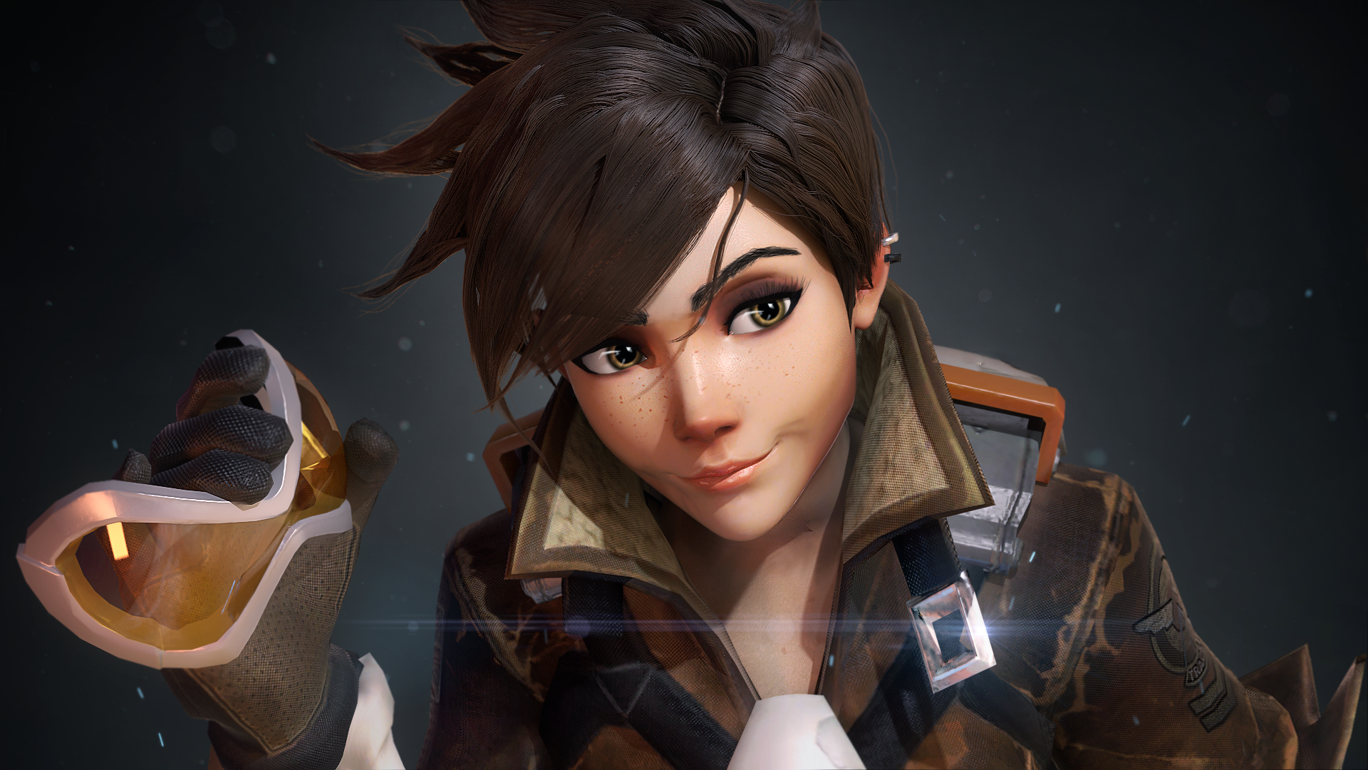 Tracer from Overwatch HD Wallpaper