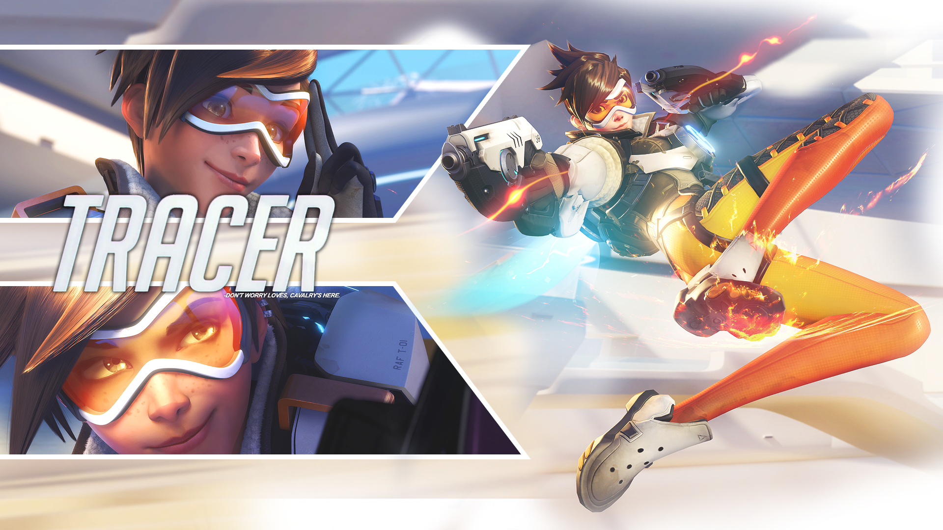 Tracer from Overwatch HD Wallpaper