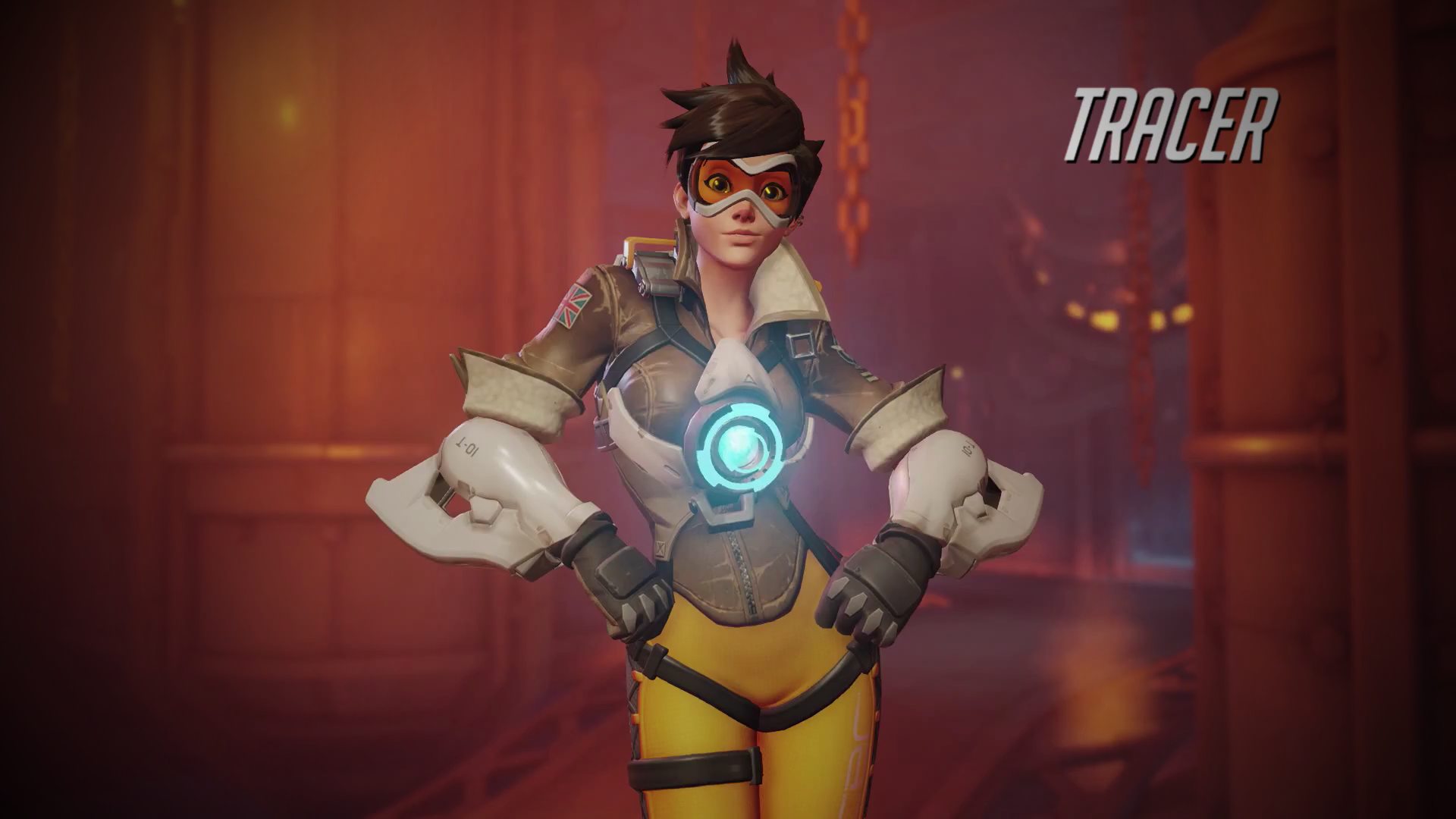 Tracer from Overwatch HD Wallpaper