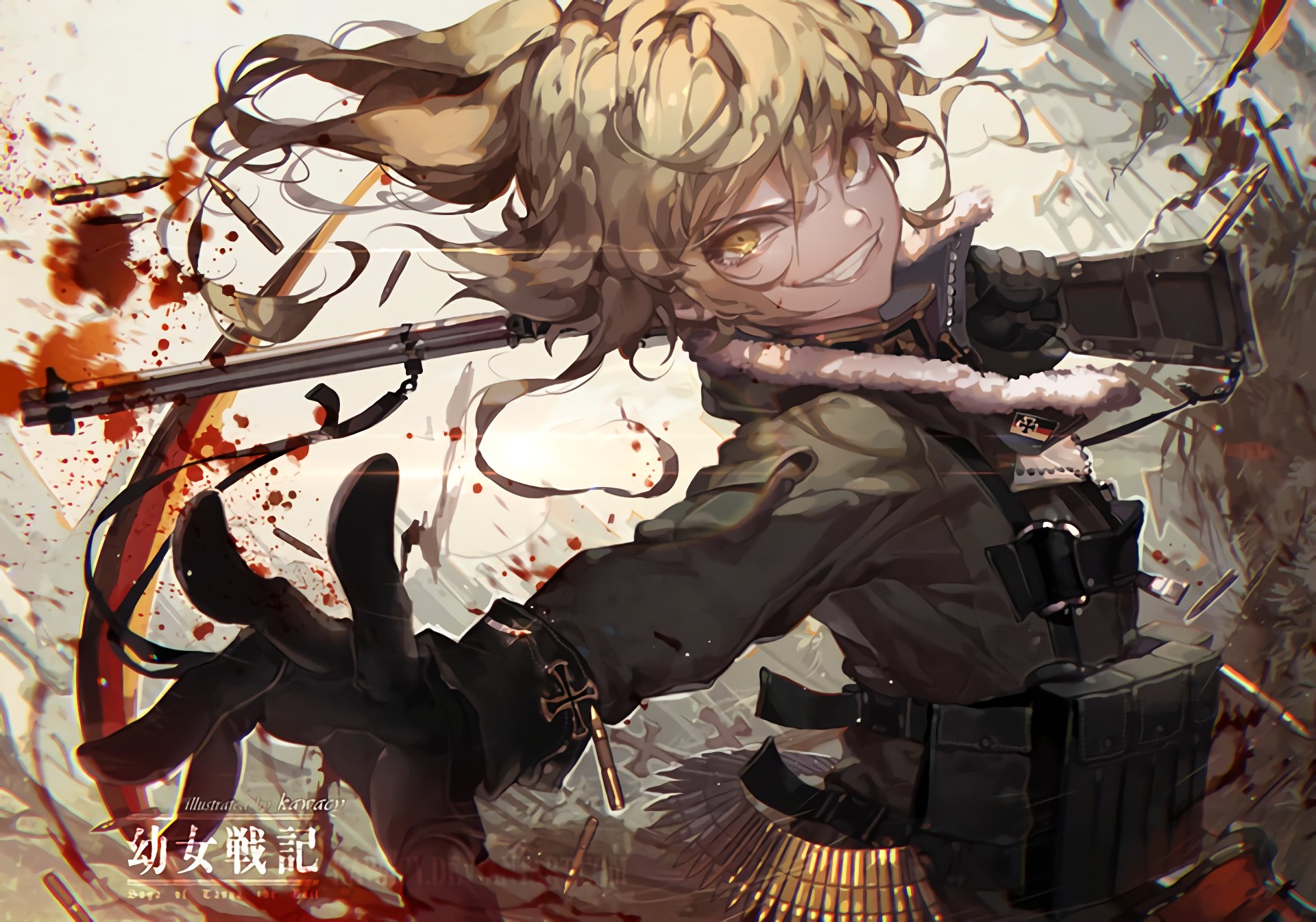Tanya Degurechaff from Saga of Tanya the Evil HD Wallpaper