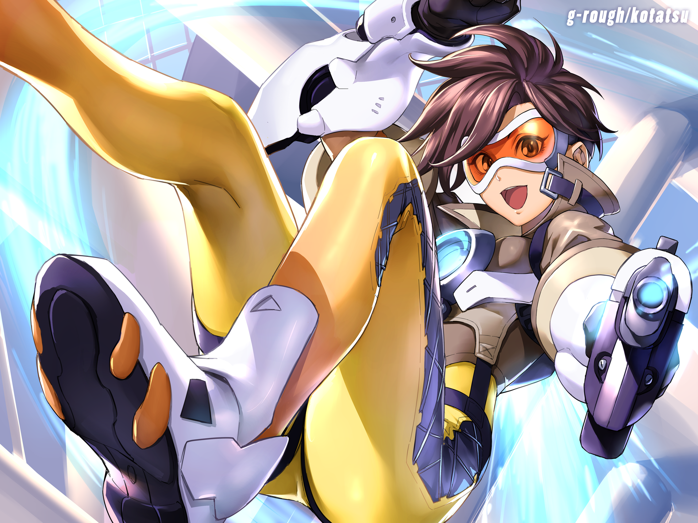 Tracer from Overwatch HD Wallpaper