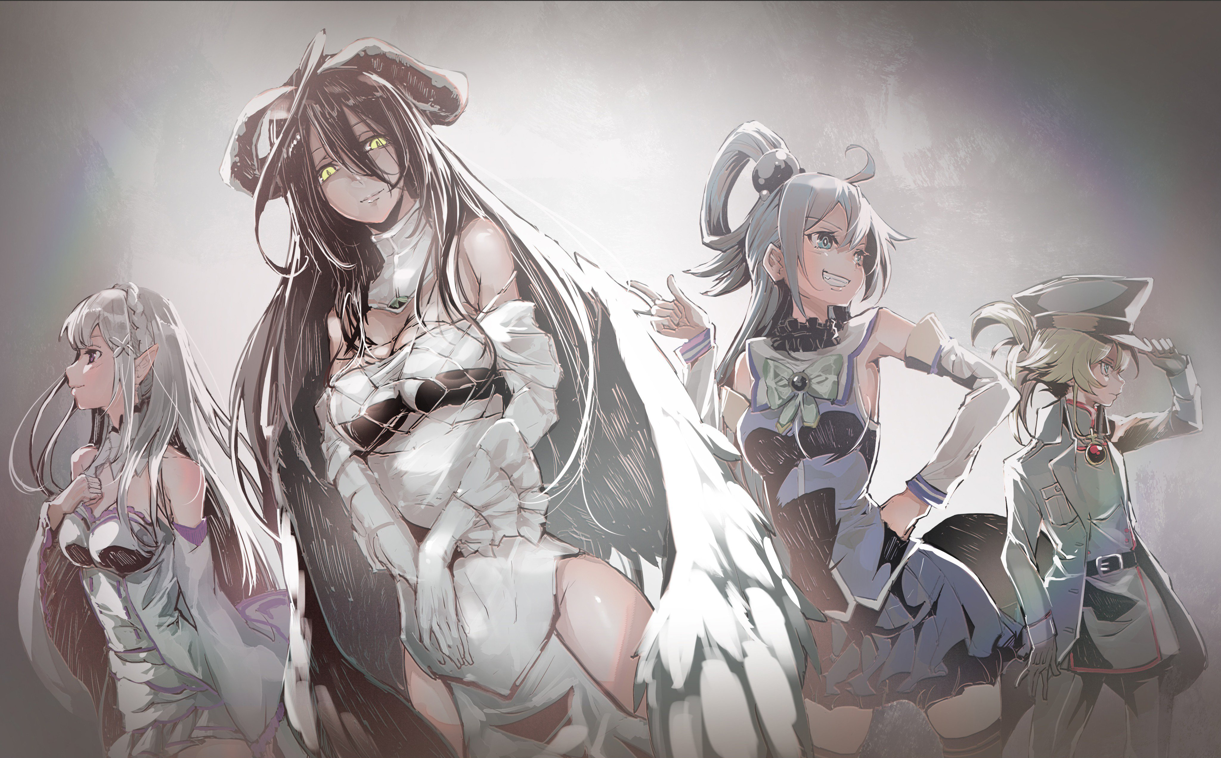 Tanya Degurechaff and companions HD Wallpaper