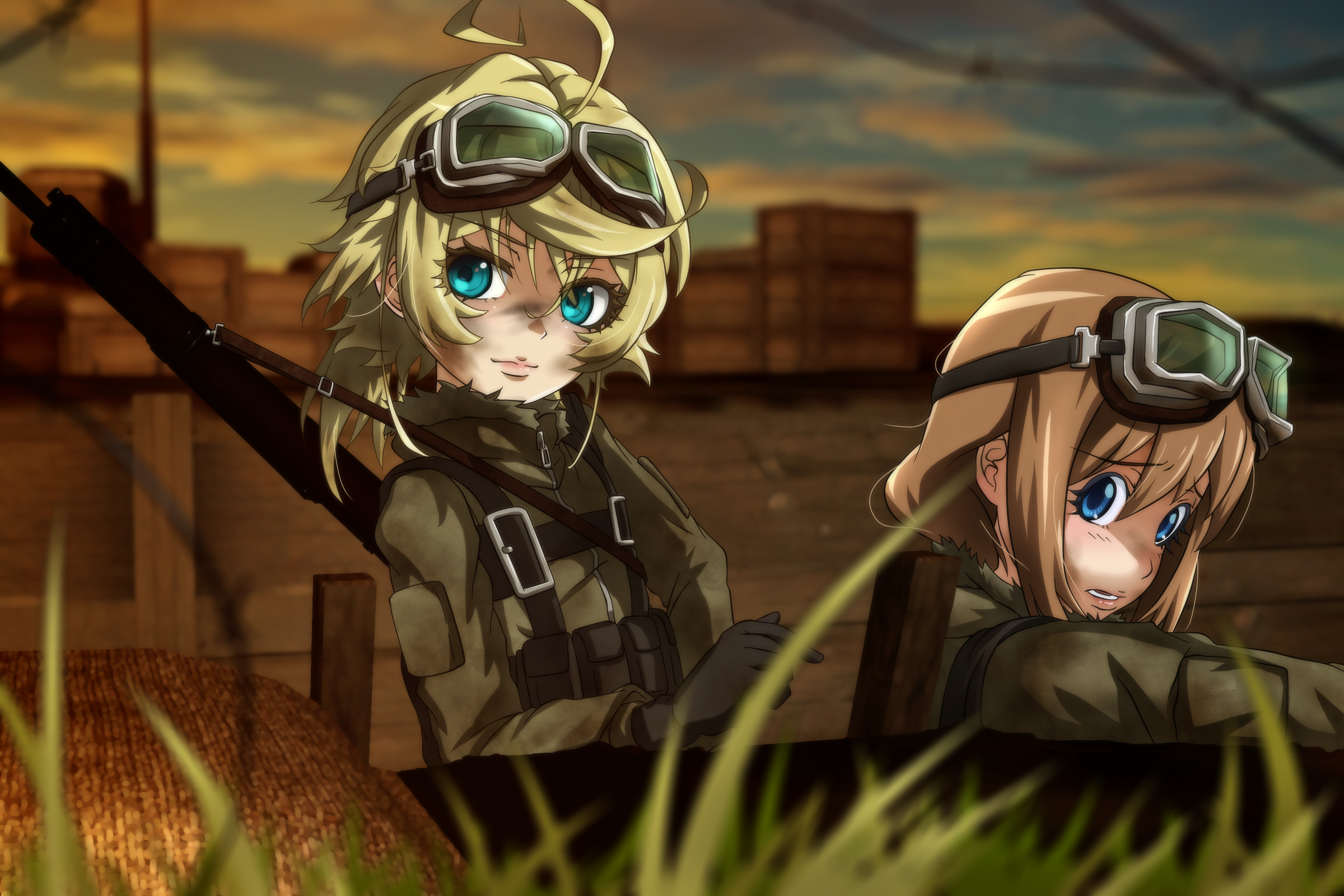 Tanya Degurechaff from Saga of Tanya the Evil HD Wallpaper