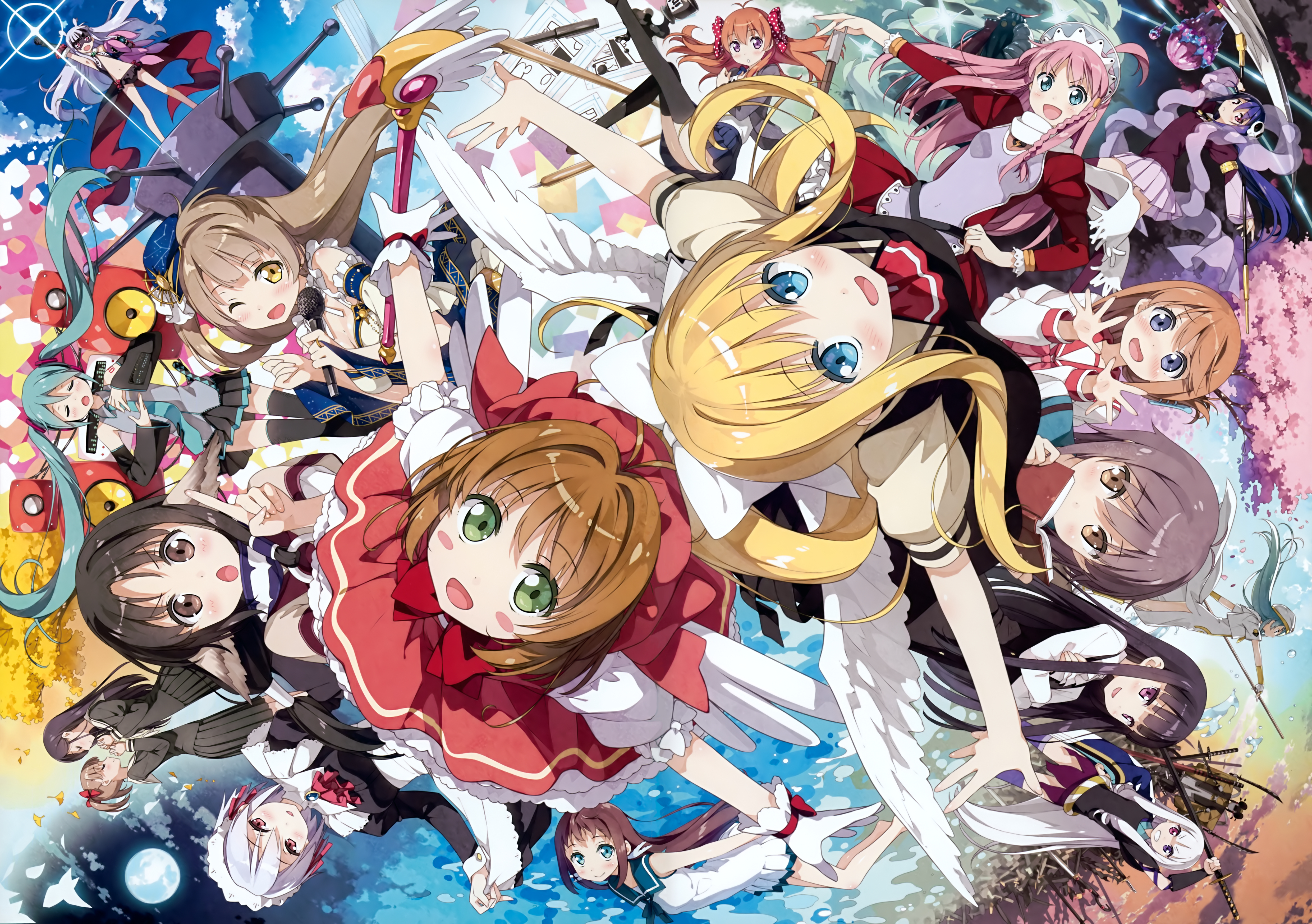 Sakura Kinomoto and friends HD Wallpaper