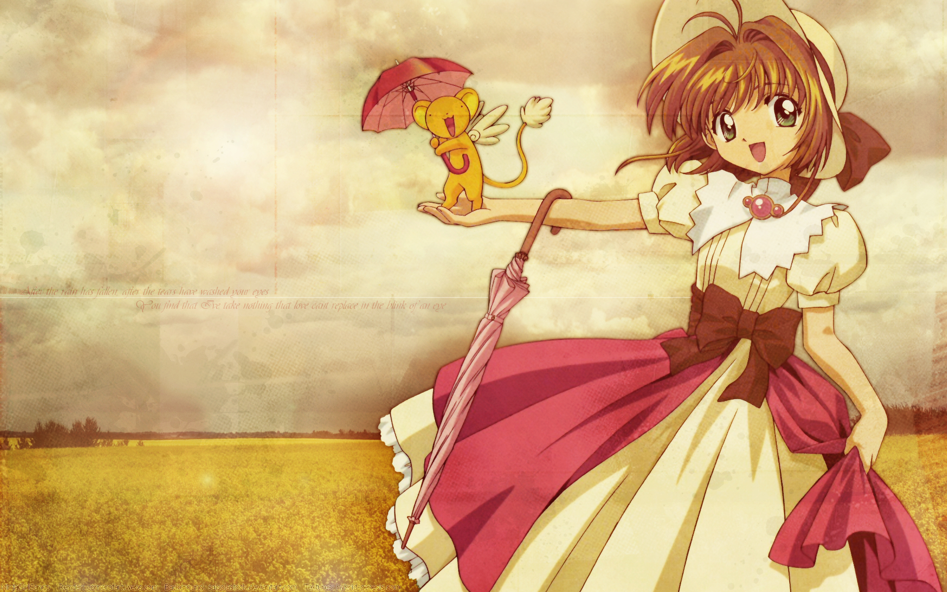 Sakura Kinomoto from Cardcaptor Sakura HD Wallpaper
