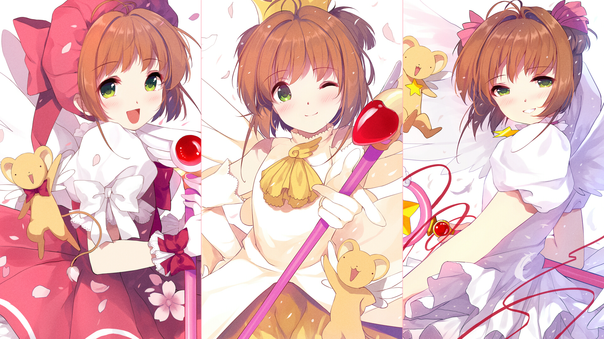 Sakura Kinomoto from Cardcaptor Sakura HD Wallpaper