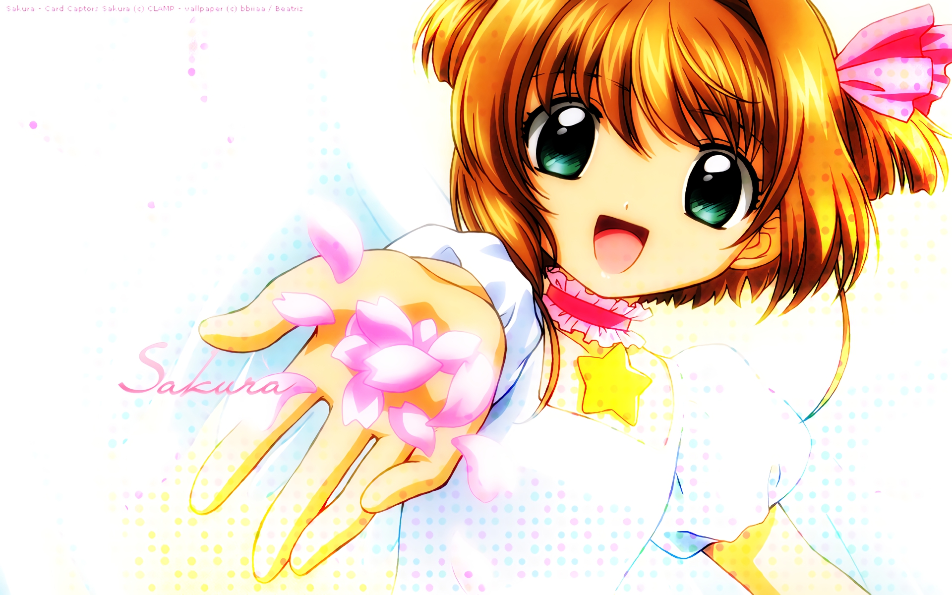 Sakura Kinomoto from Cardcaptor Sakura HD Wallpaper