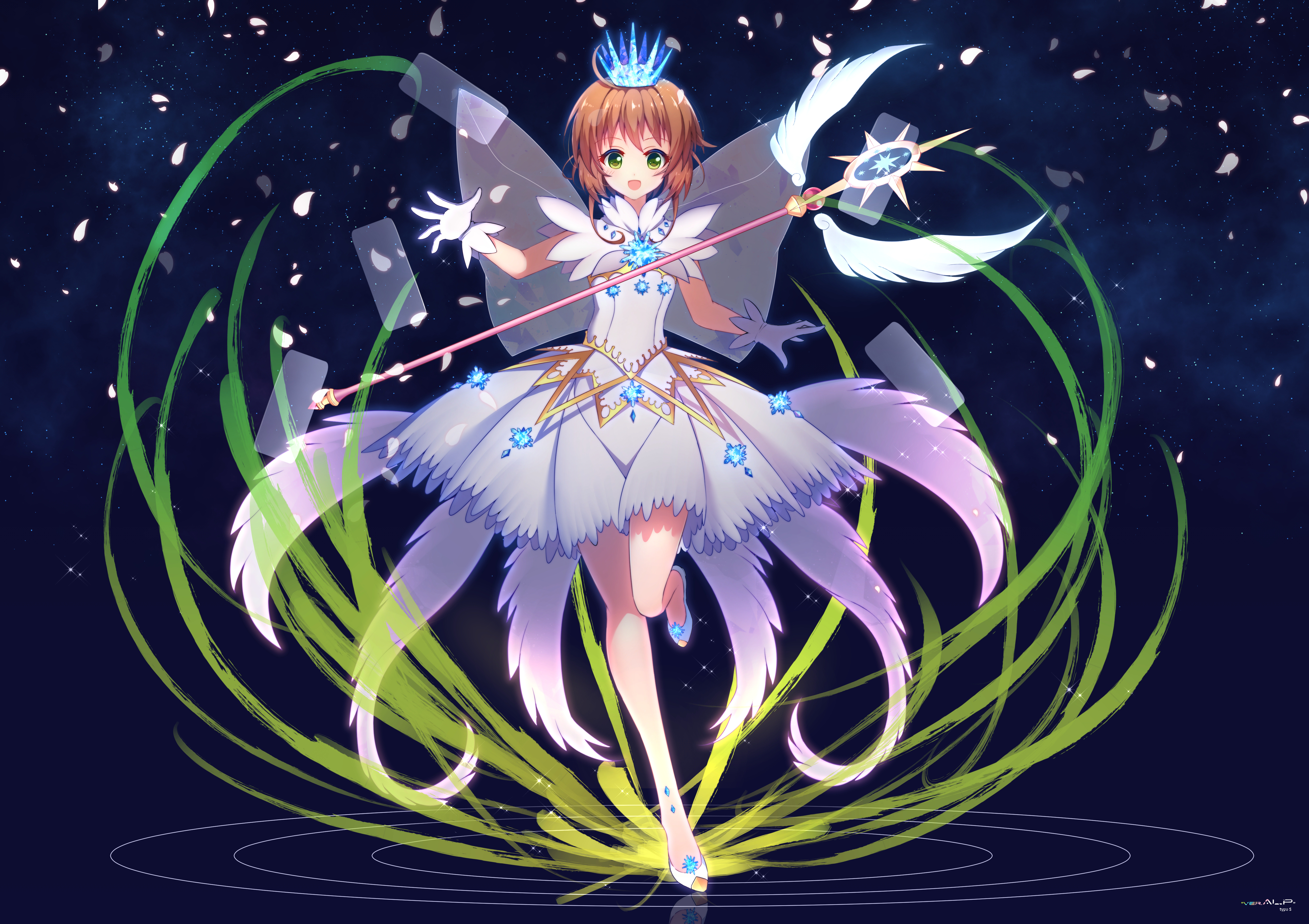 Sakura Kinomoto from Cardcaptor Sakura HD Wallpaper