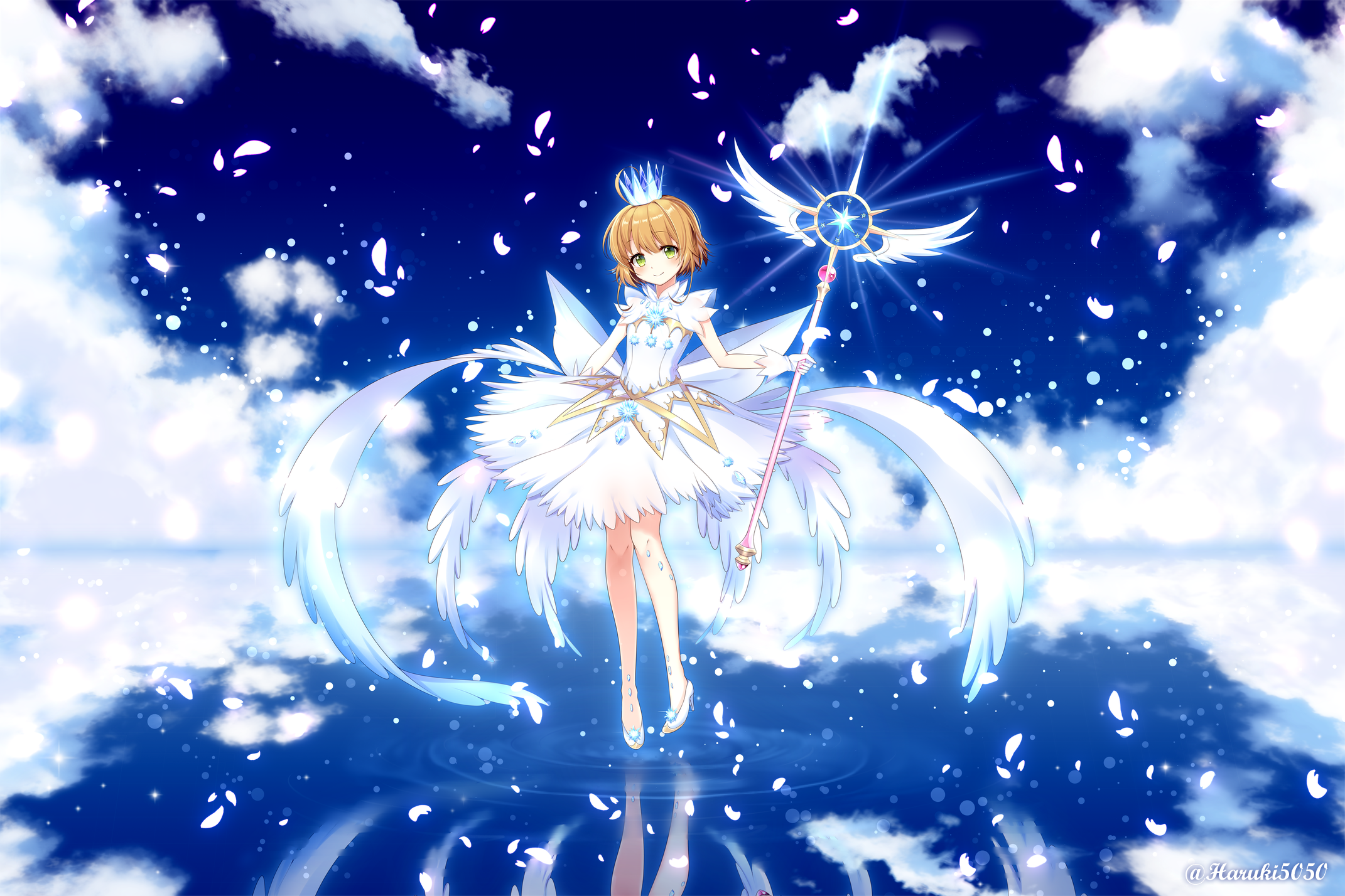 Sakura Kinomoto from Cardcaptor Sakura HD Wallpaper