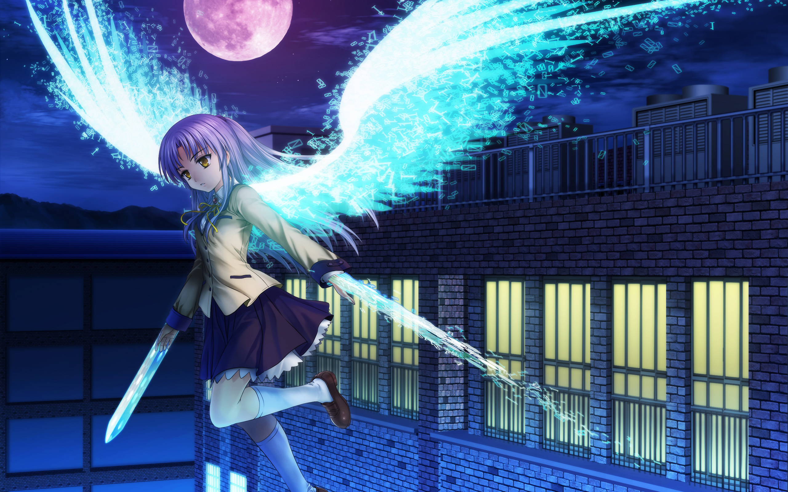 Kanade Tachibana from Angel Beats! HD Wallpaper