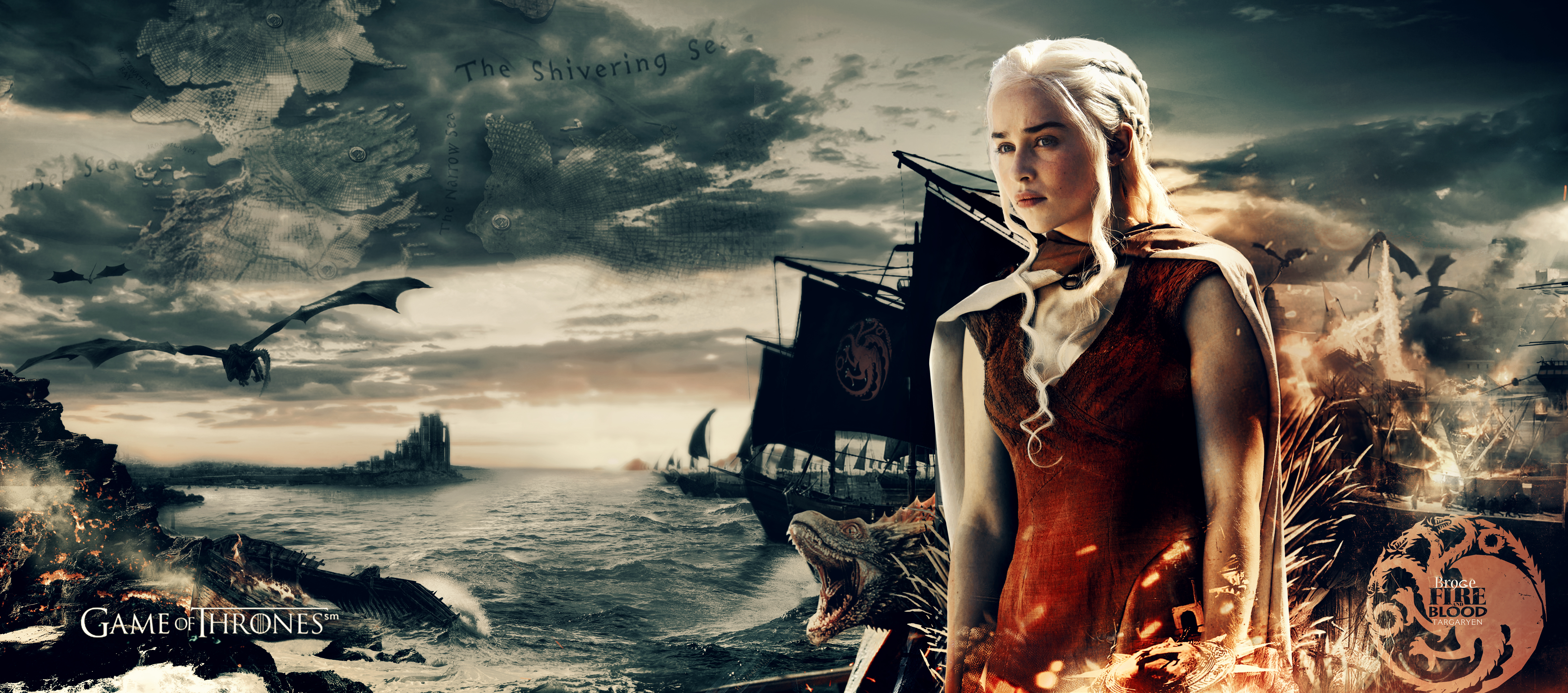 Daenerys Targaryen from Game of Thrones HD Wallpaper