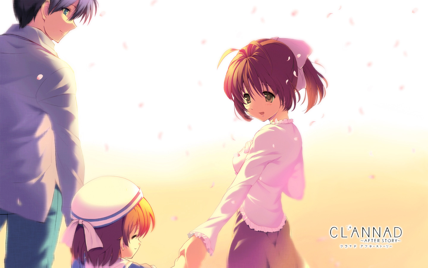Nagisa Furukawa and family from CLANNAD After Story HD Wallpaper