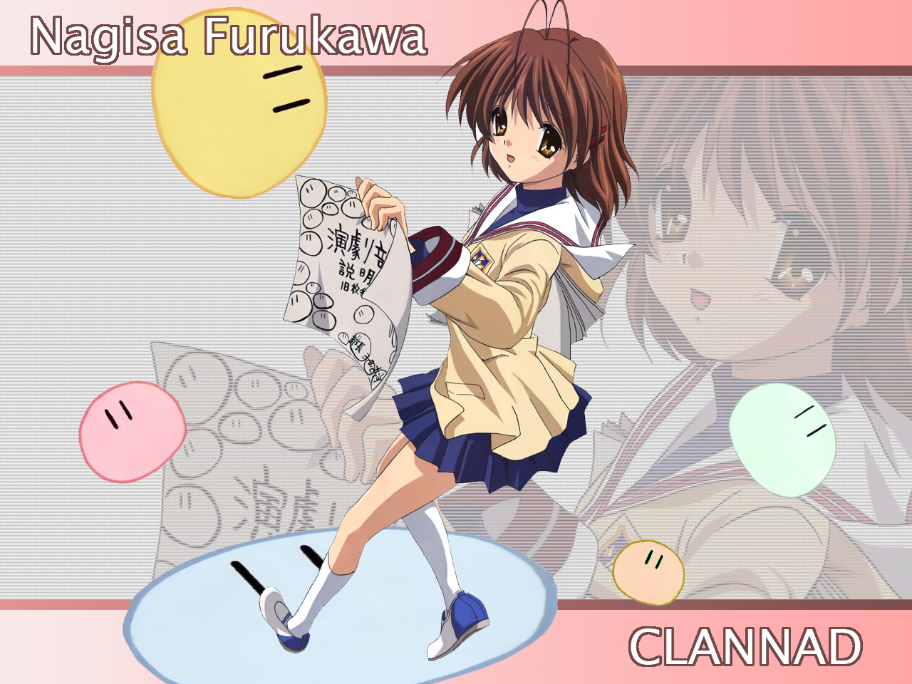 Nagisa Furukawa from CLANNAD HD Wallpaper