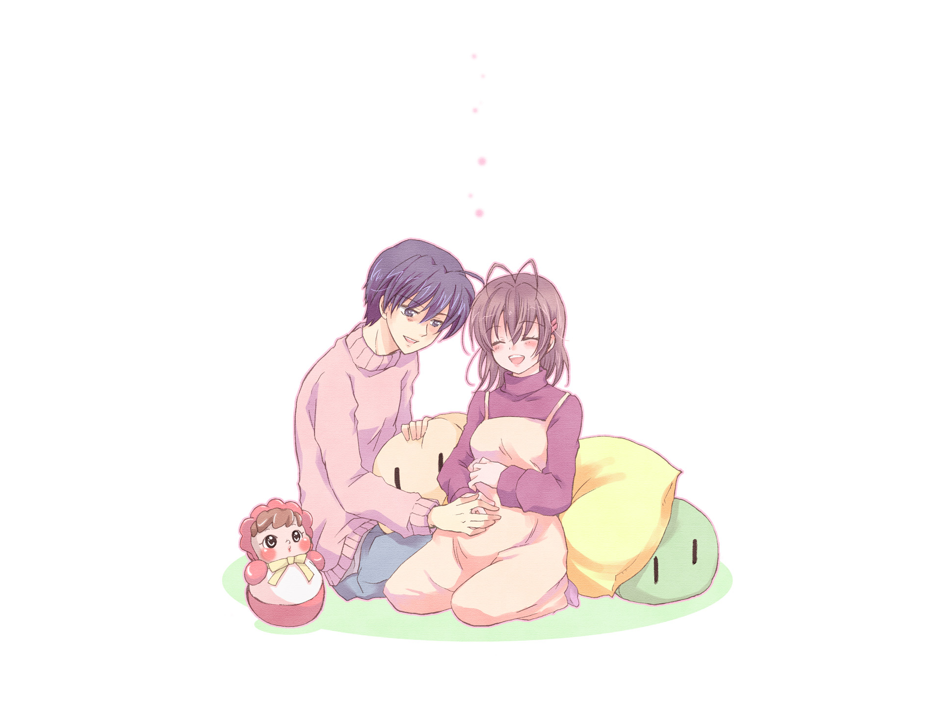 Nagisa Furukawa with Dango HD Wallpaper