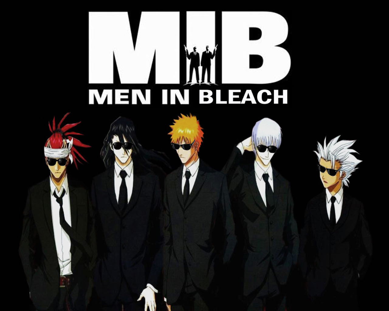 Men in Bleach characters HD Wallpaper