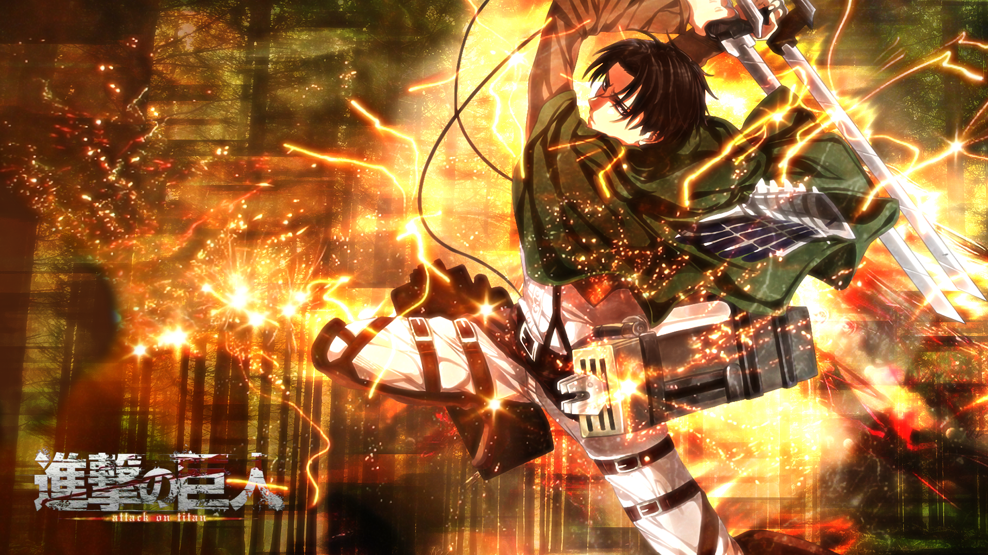 Levi Ackerman from Attack on Titan HD Wallpaper