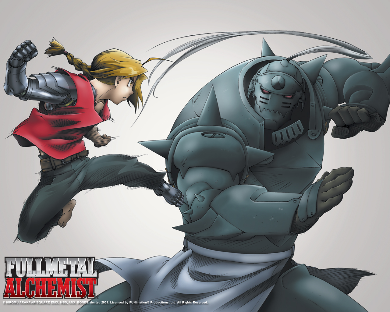 Edward Elric and Alphonse Elric from Fullmetal Alchemist HD Wallpaper