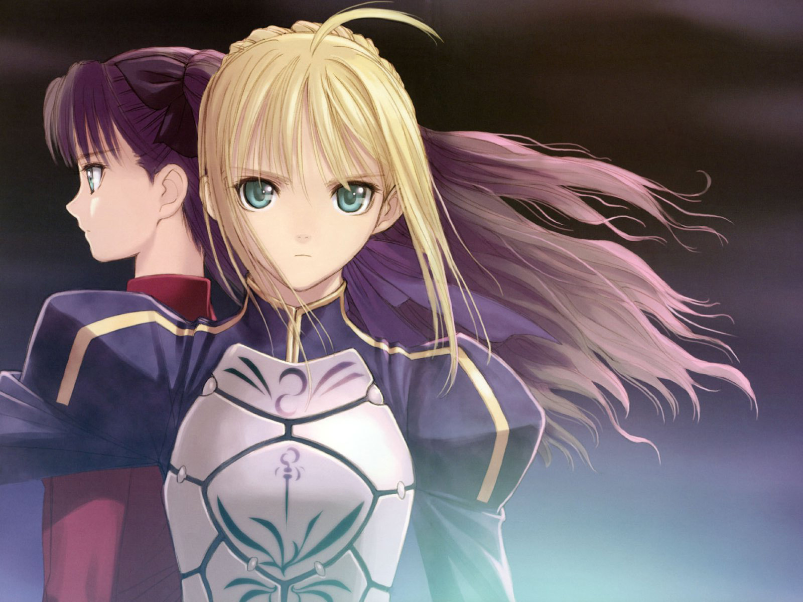 Rin Tohsaka and Saber from Fate/stay night HD Wallpaper